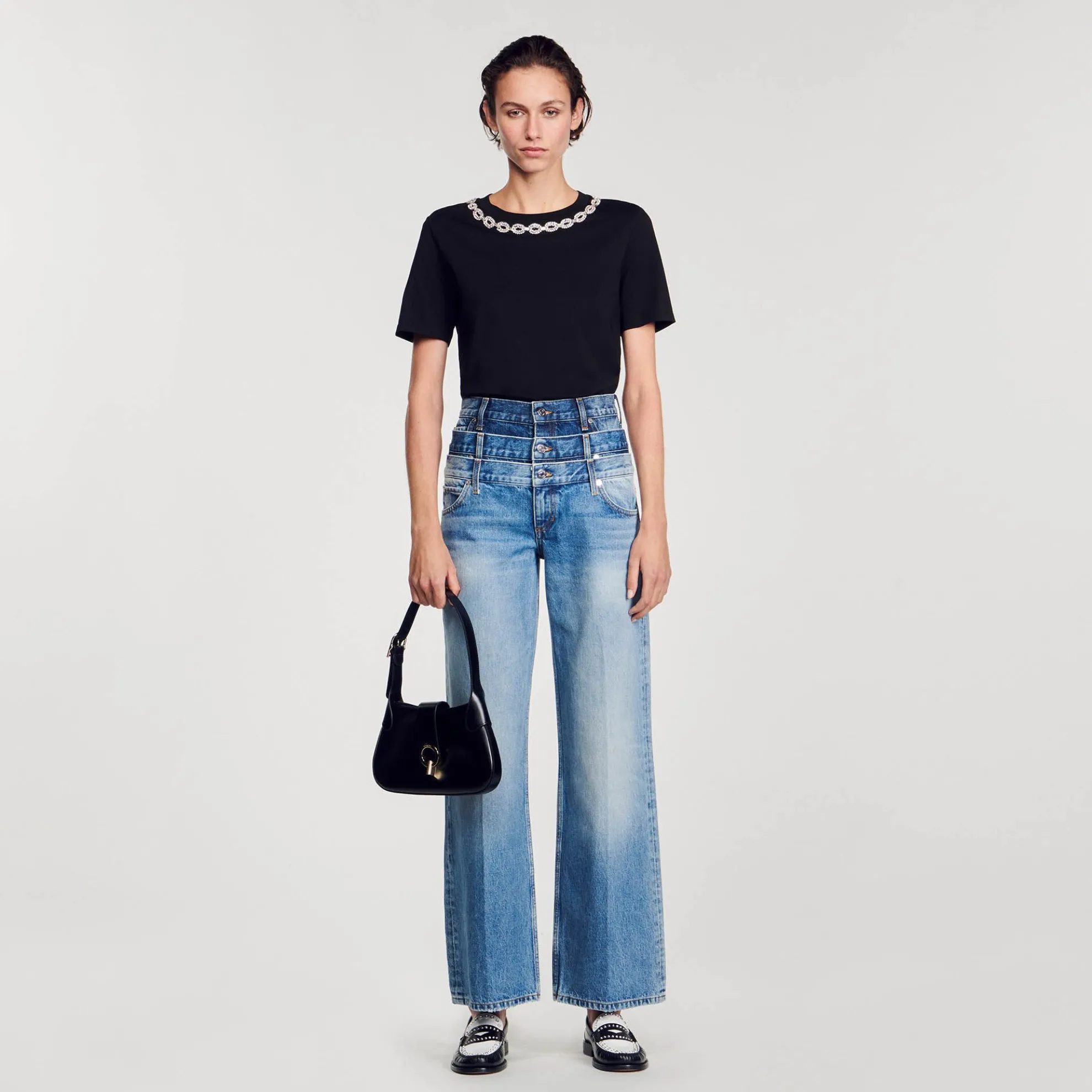 Biologisch Katoenen Shirt Met Sierkraag