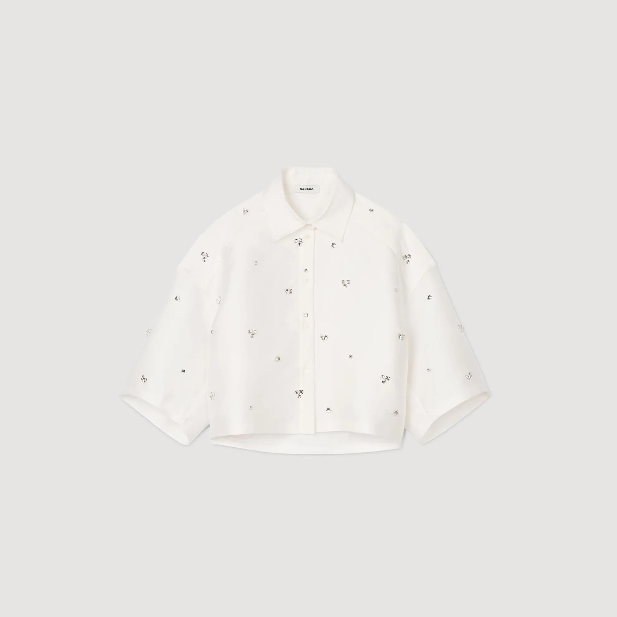 Blouse Versierd Met Stras