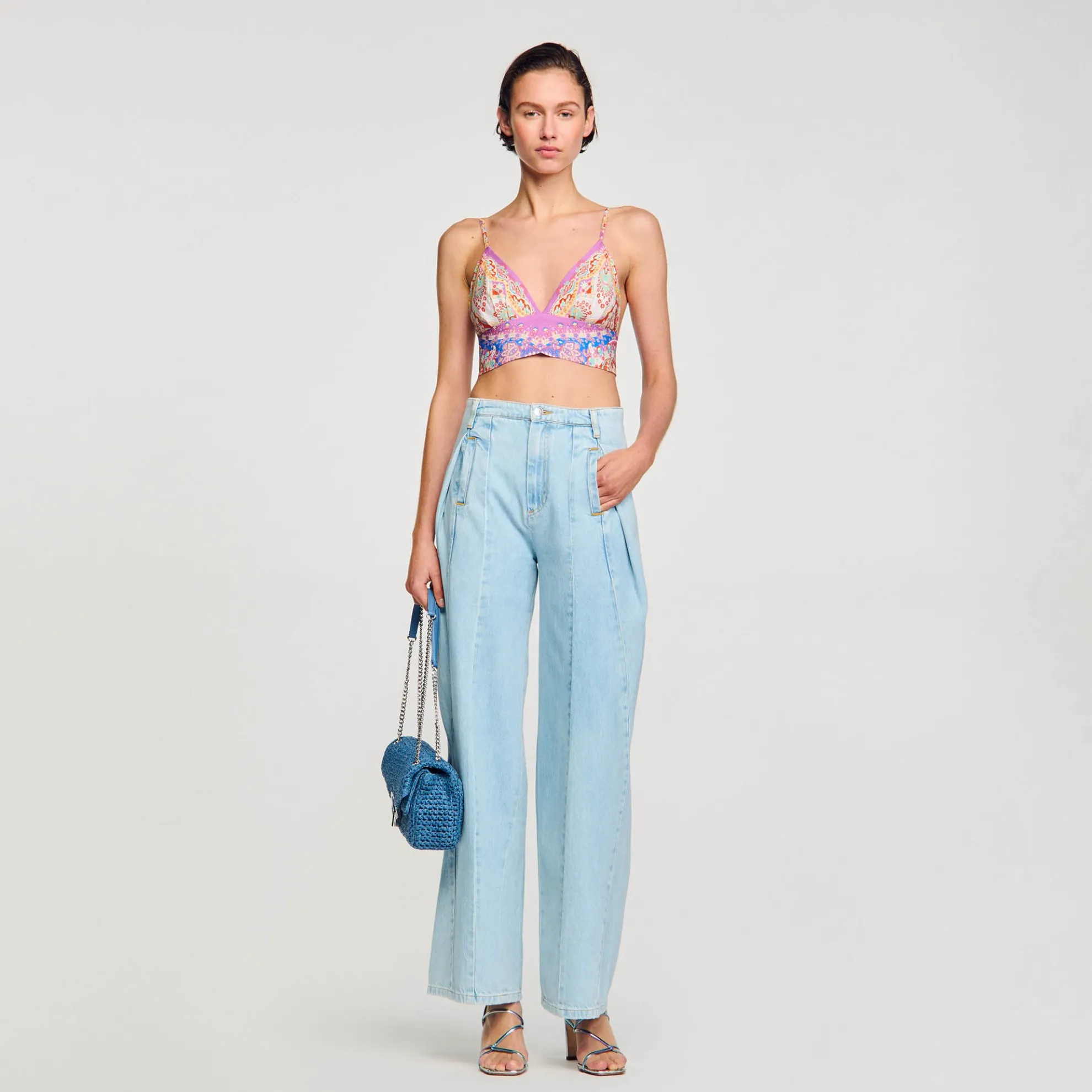 Brassière Met Print