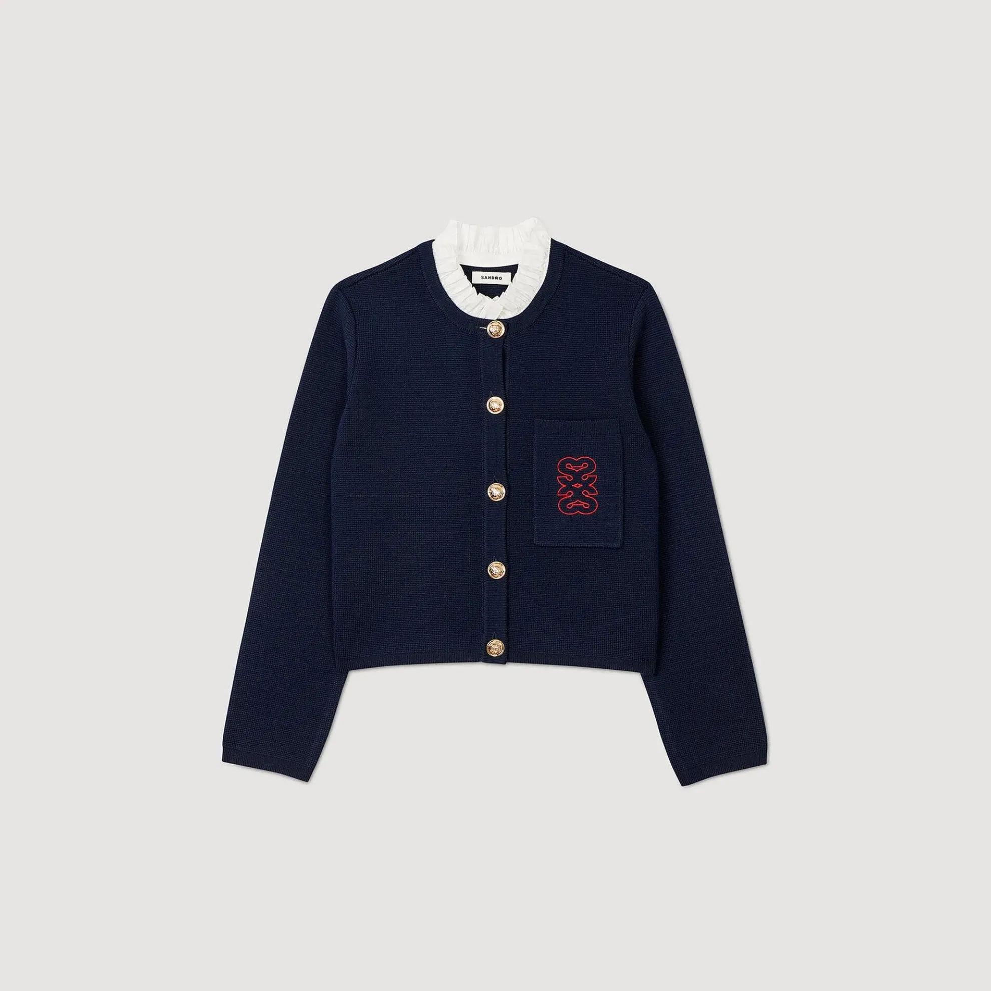 Cardicoat Met Ruchekraag