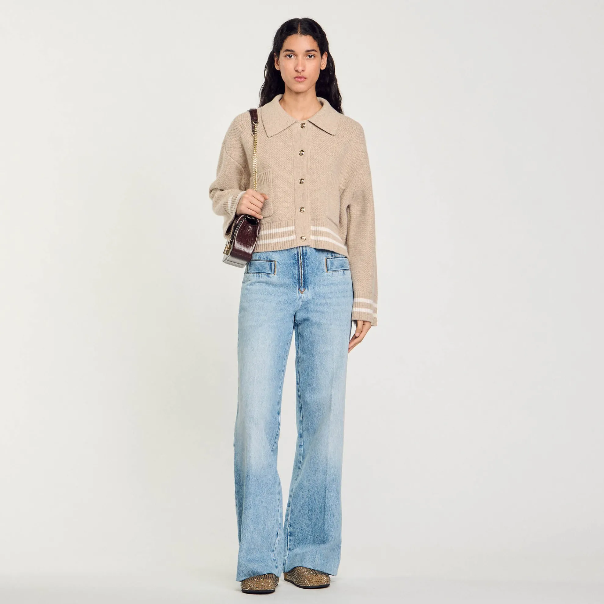 Cardigan Met Siersteek