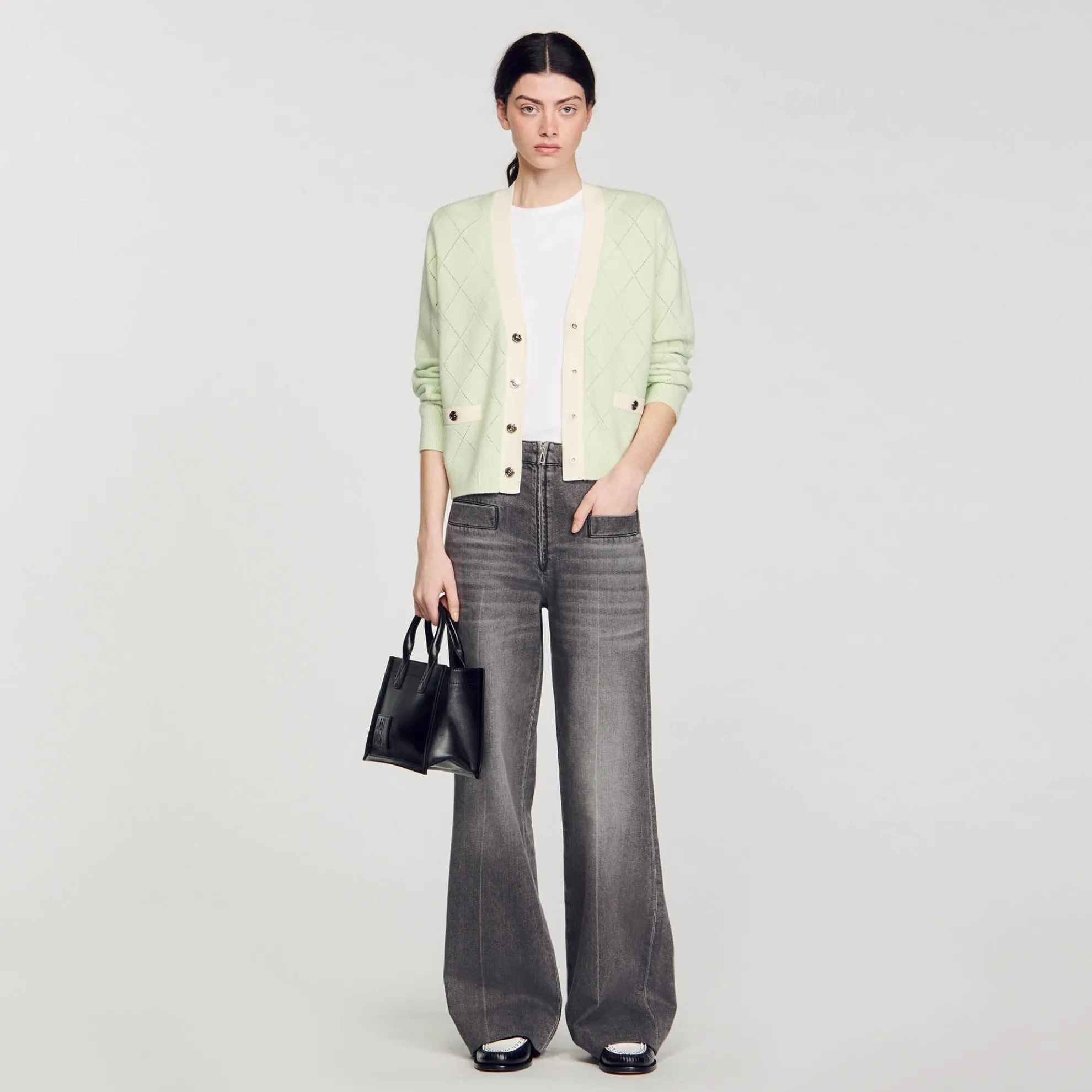 Cardigan Vest Tweekleurig