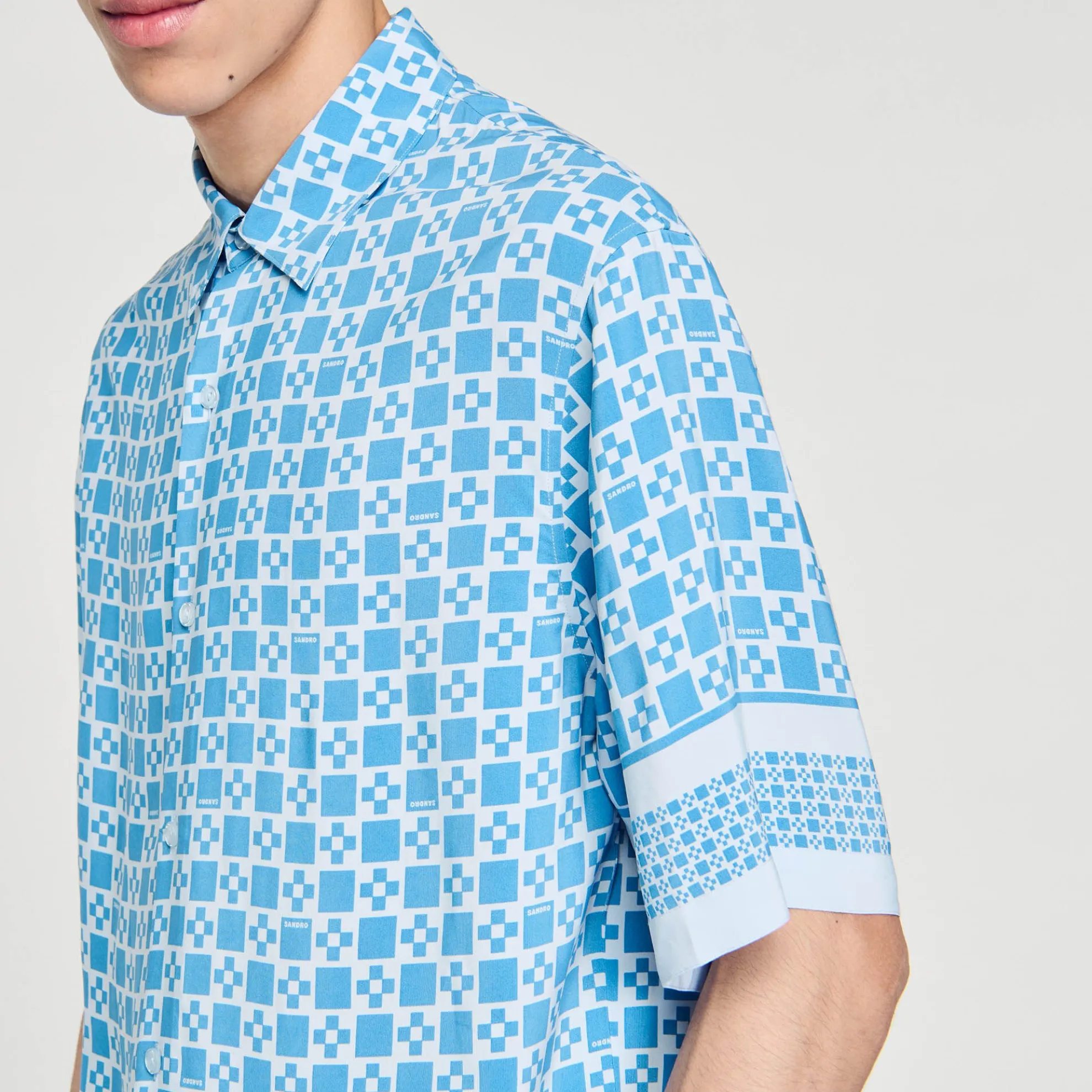 Chemise Fluide Square Cross