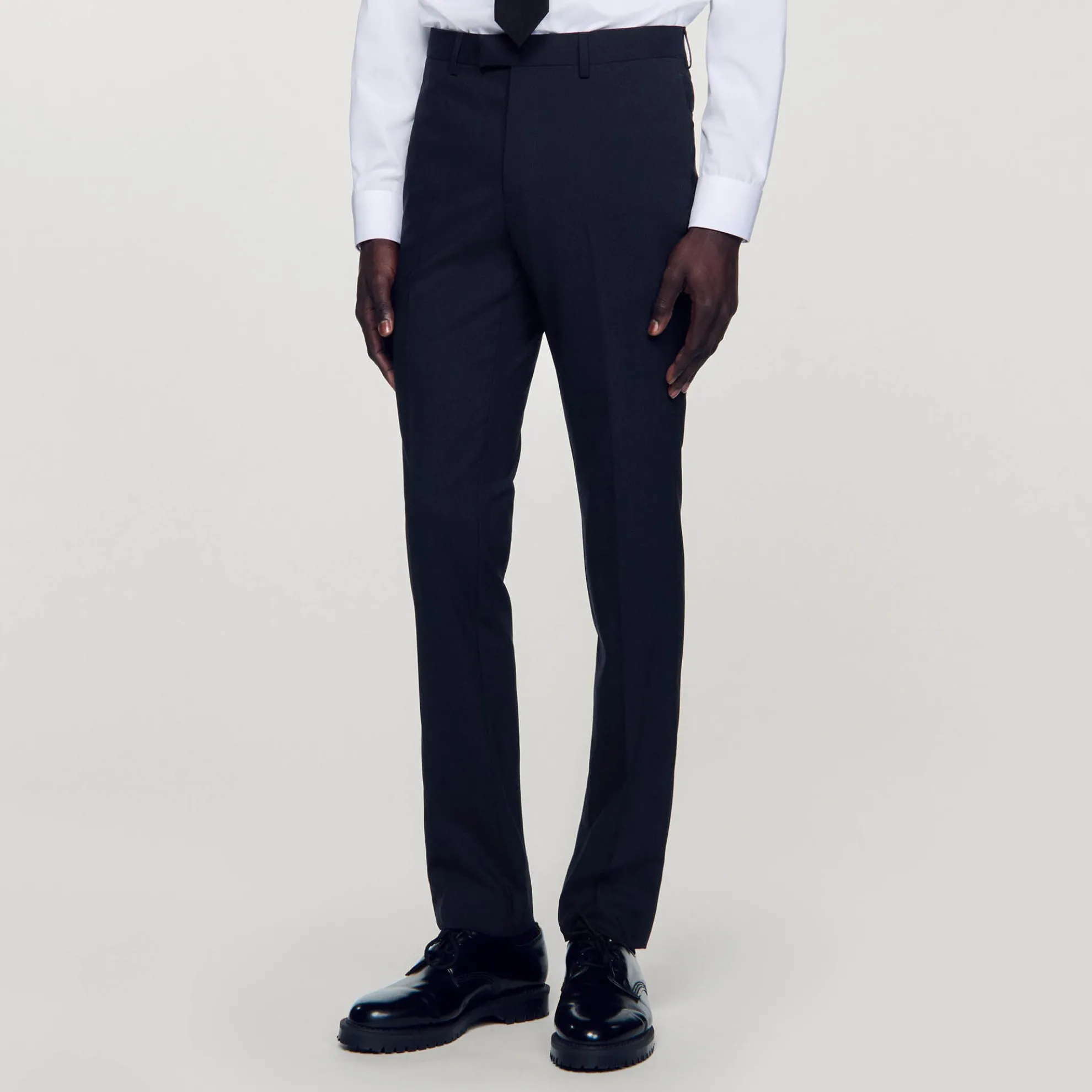 Classic Wool Suit Trousers