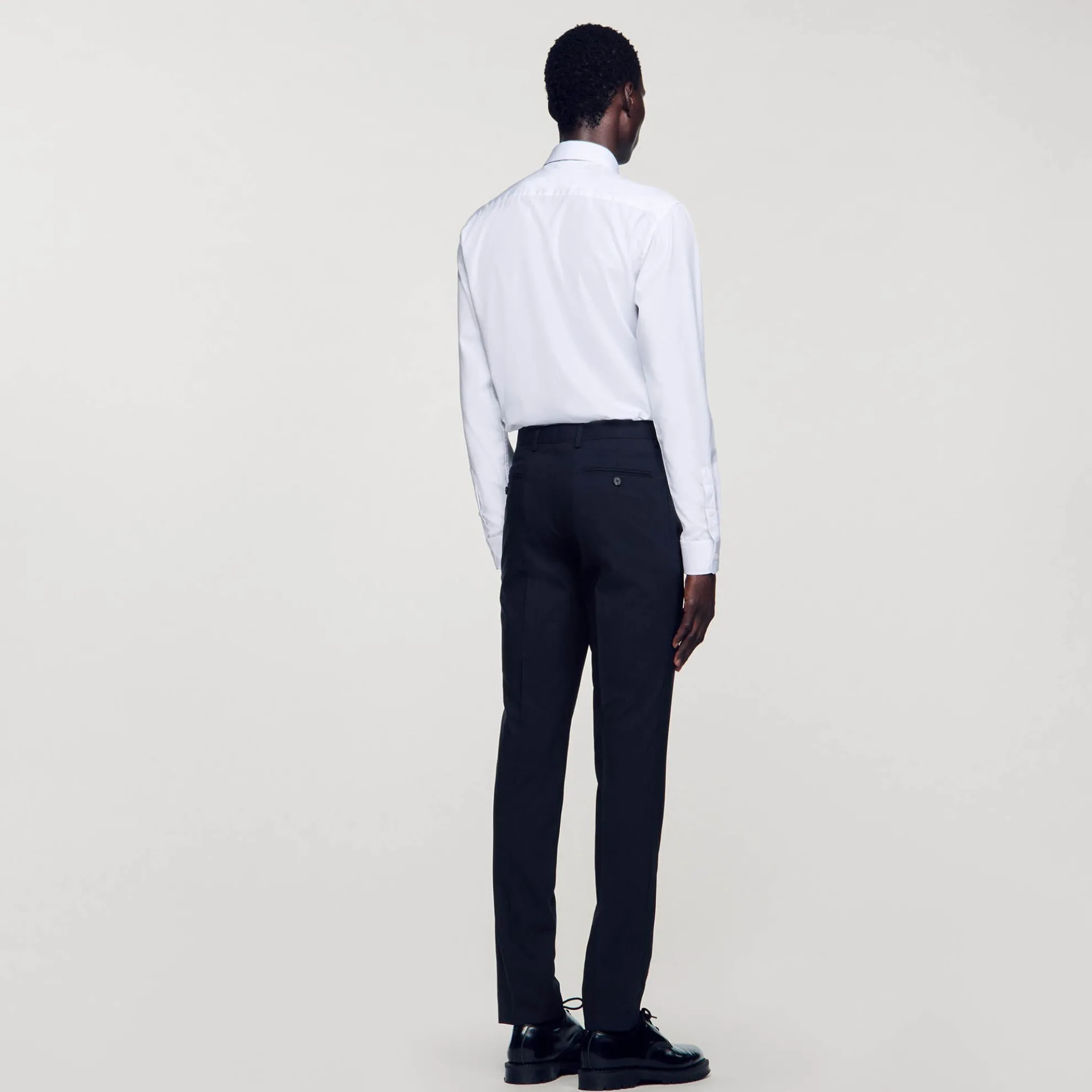 Classic Wool Suit Trousers