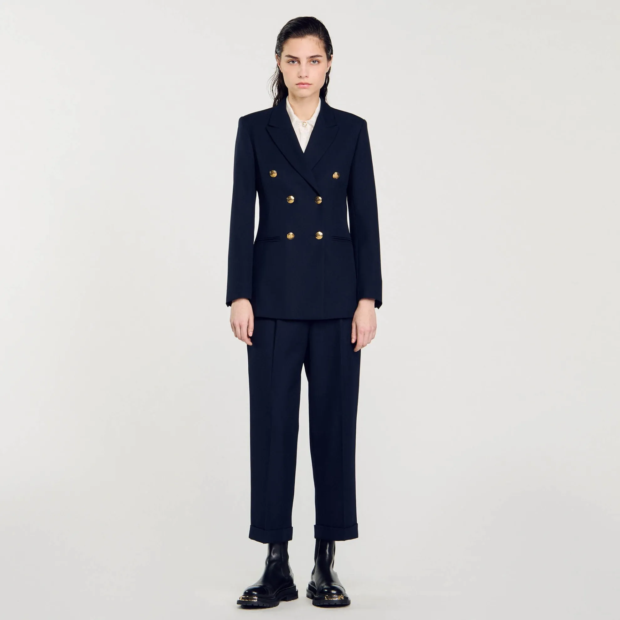 Damesblazer Met Dubbele Knopenrij