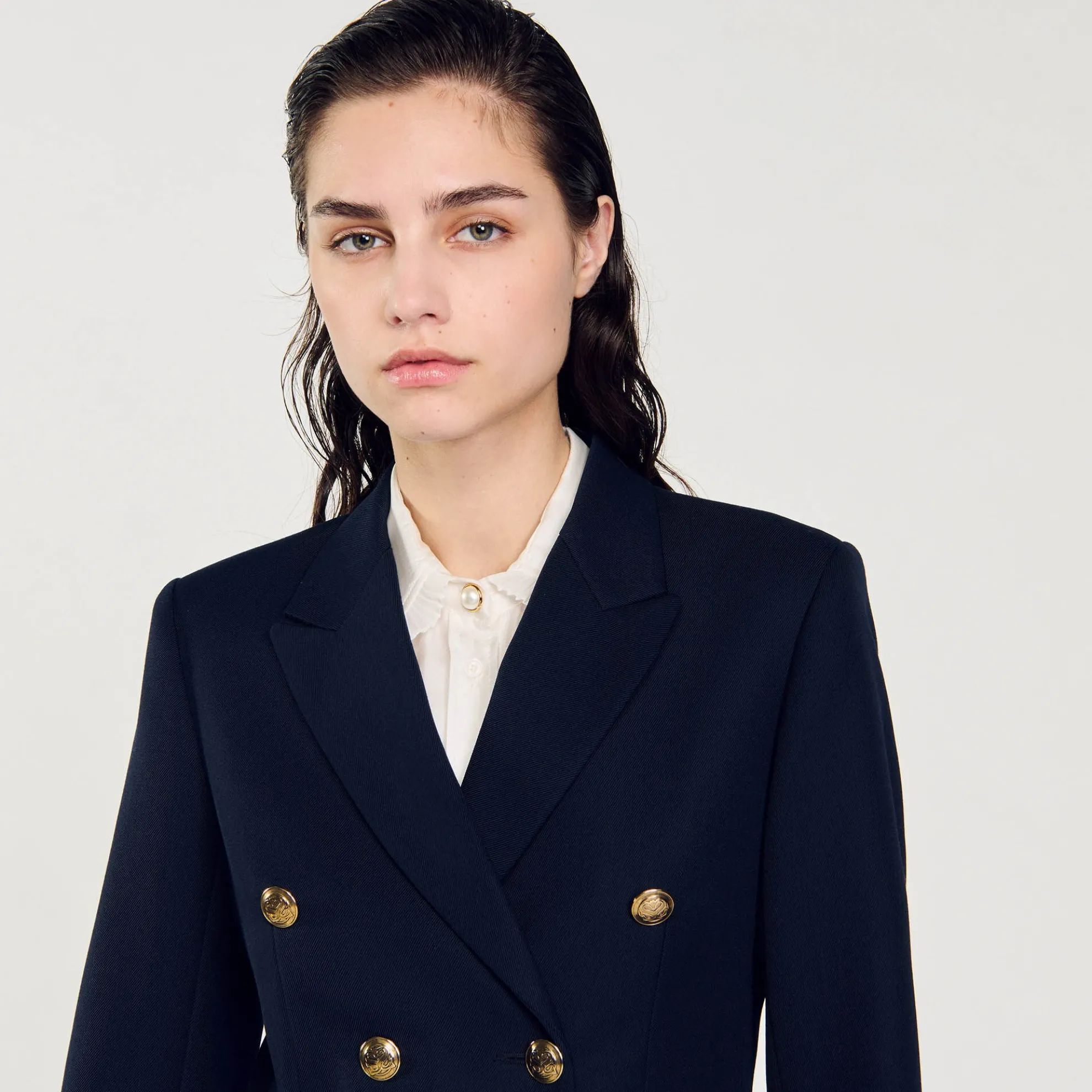 Damesblazer Met Dubbele Knopenrij