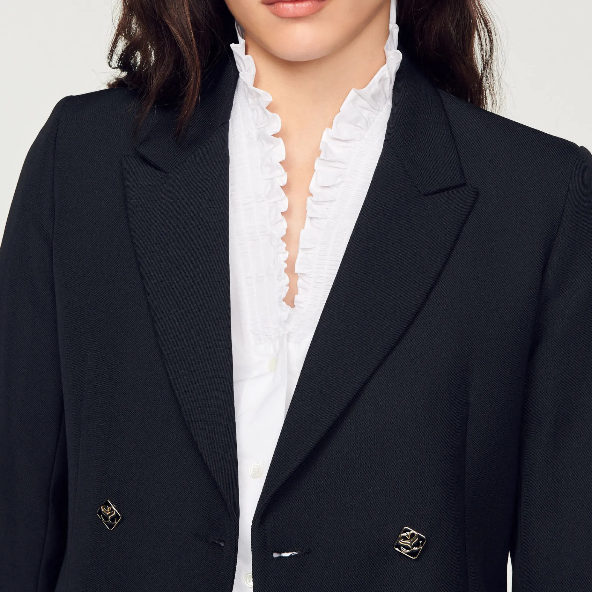 Damesblazer Met Dubbele Knopenrij