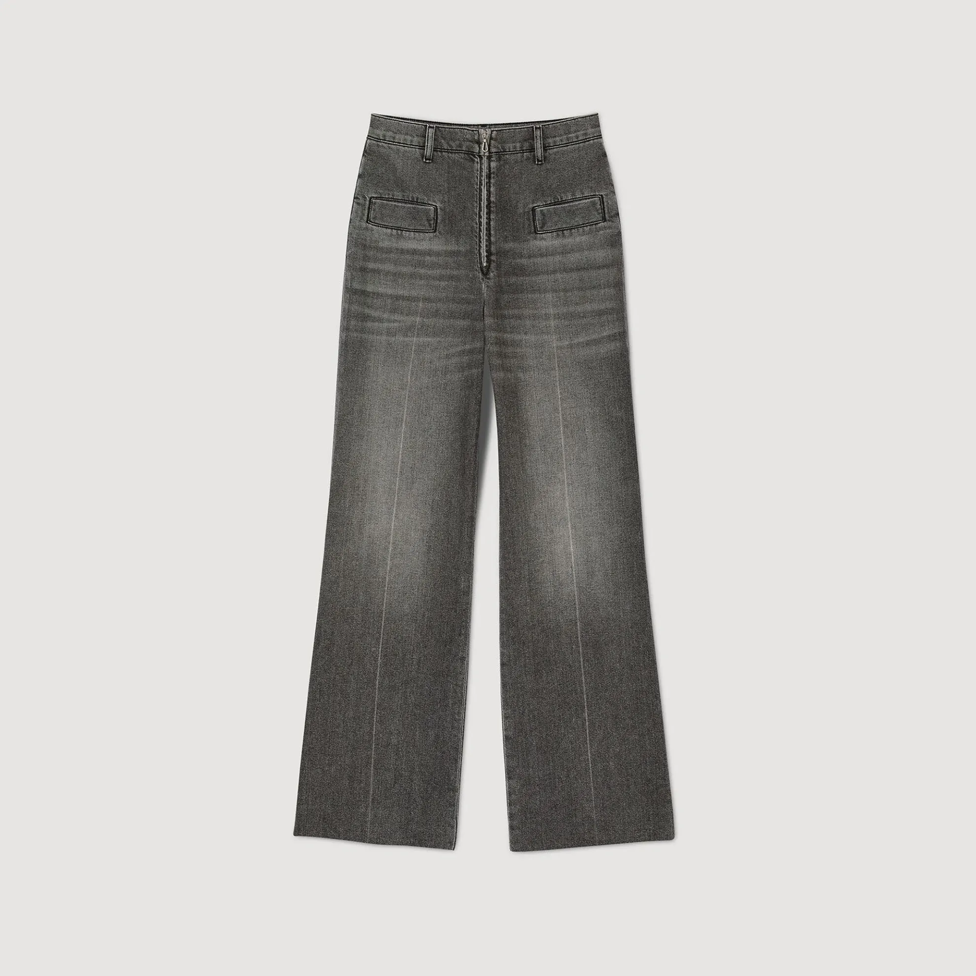 Flared Jeans Stone Wash