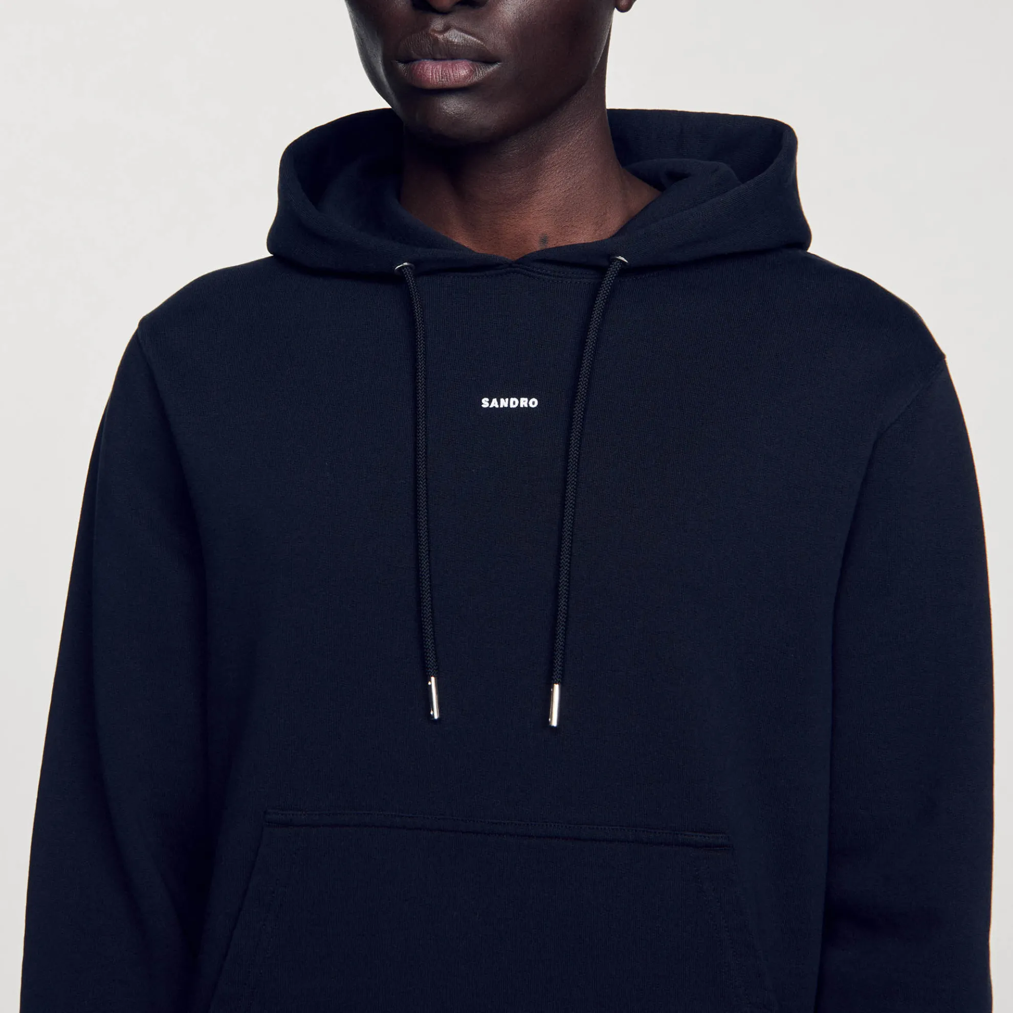 Geborduurde Herenhoody Van Biokatoen