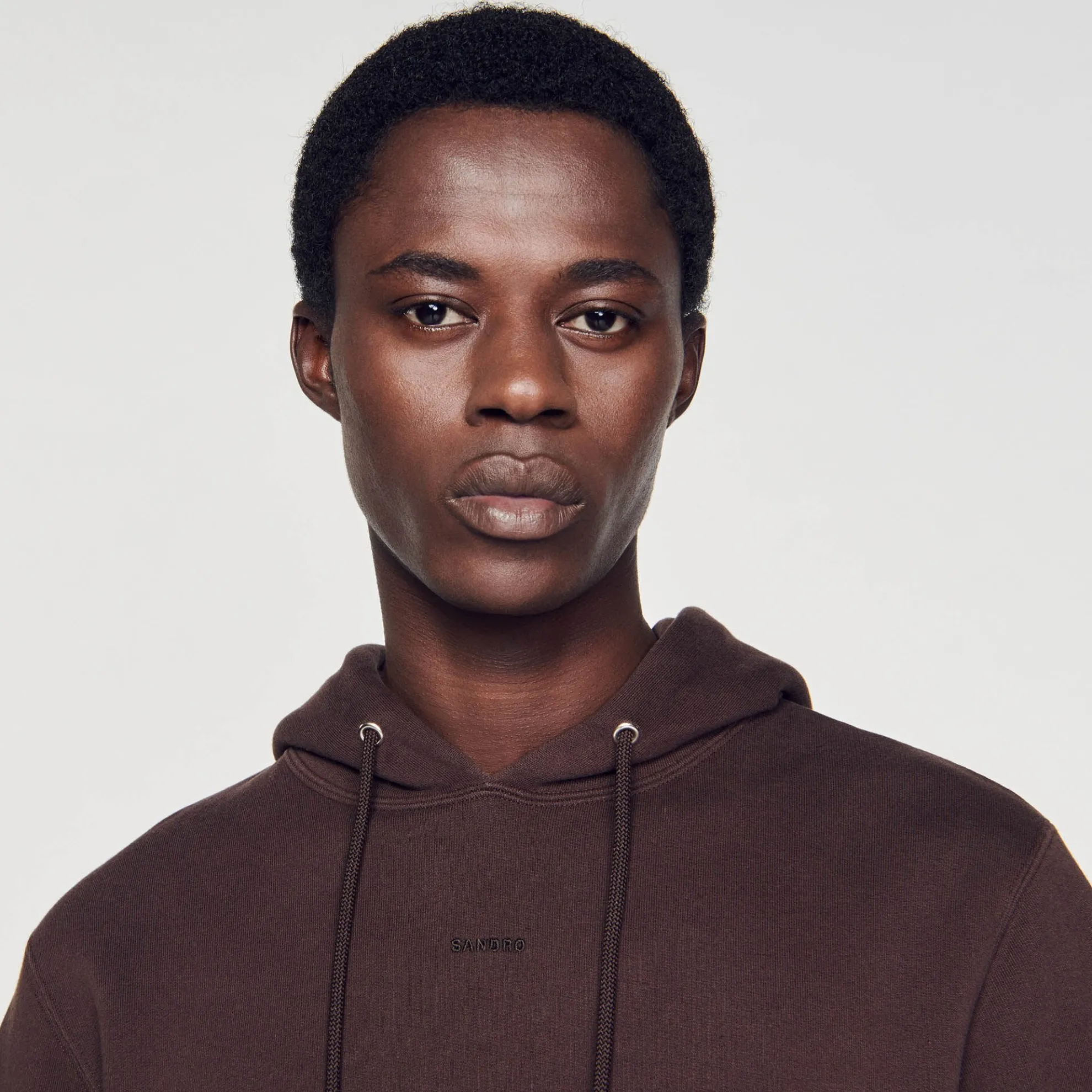 Geborduurde Herenhoody Van Biokatoen