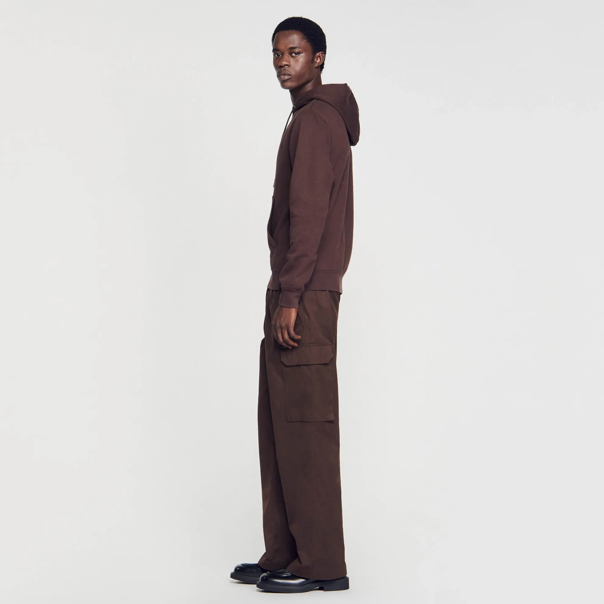 Geborduurde Herenhoody Van Biokatoen