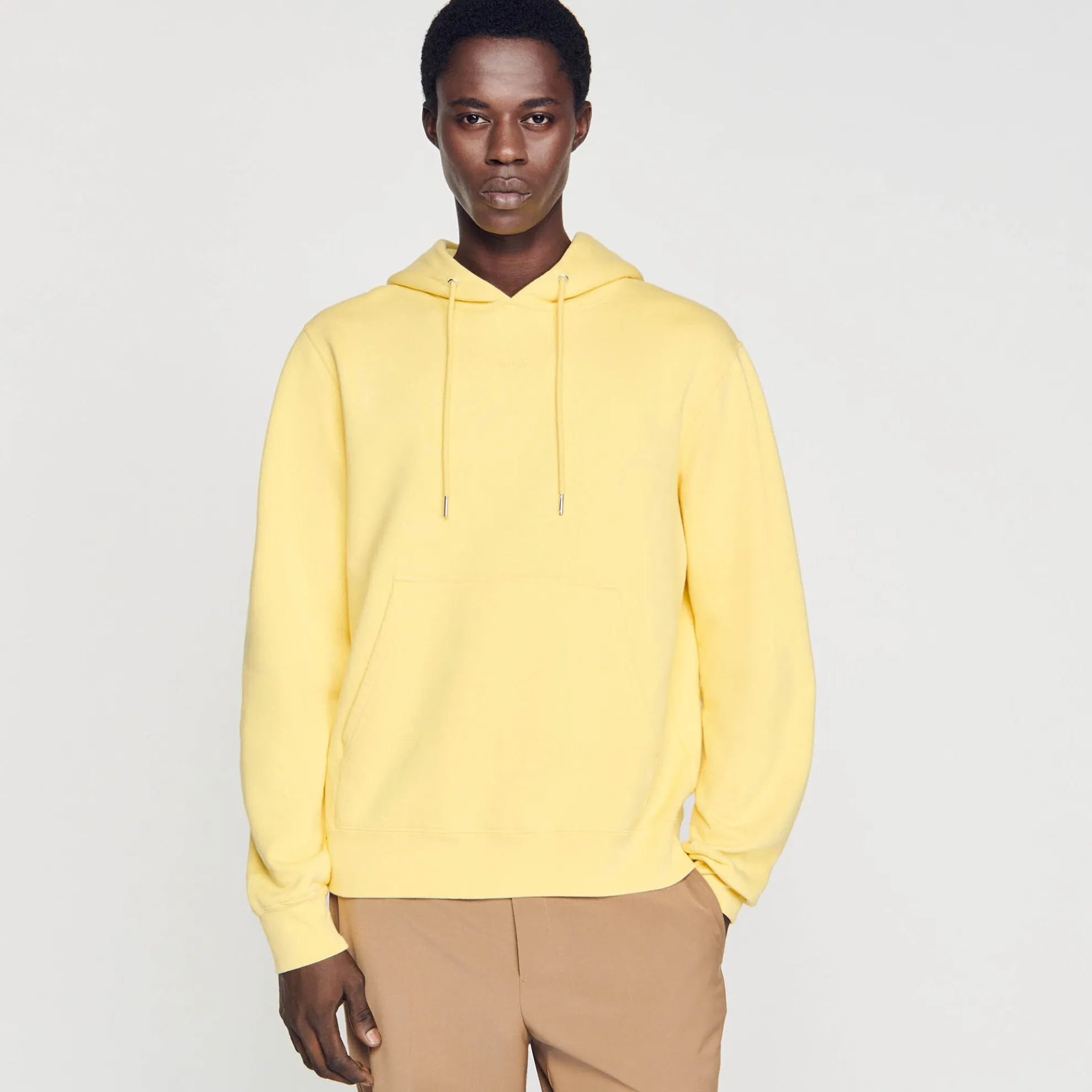 Geborduurde Herenhoody Van Biokatoen