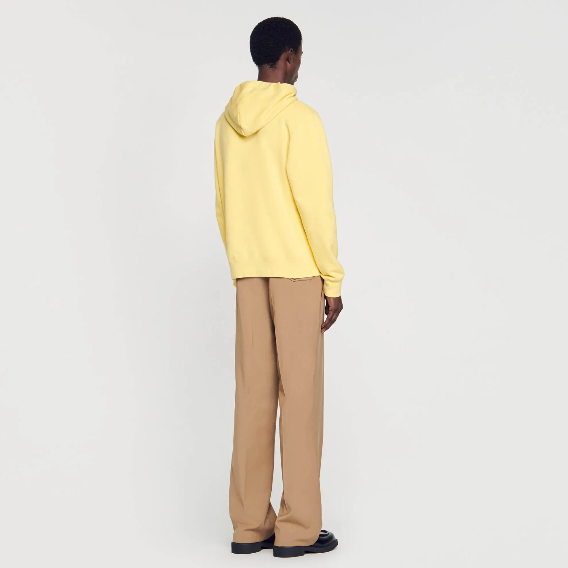 Geborduurde Herenhoody Van Biokatoen