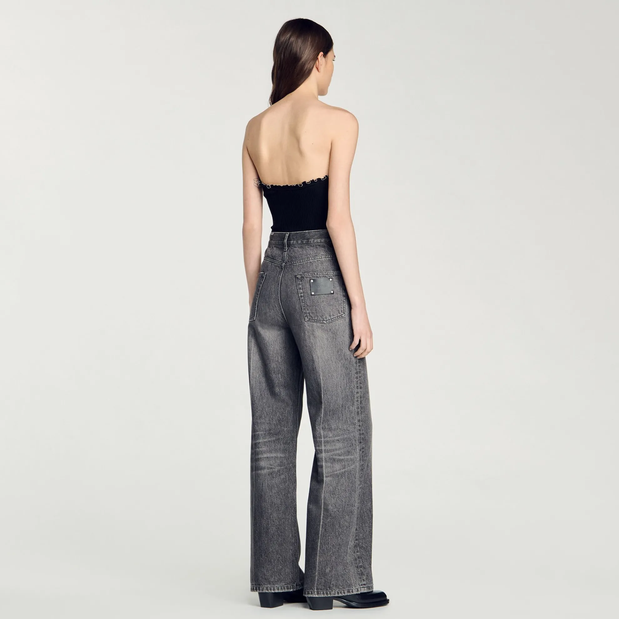 Gebreide Bustier Body