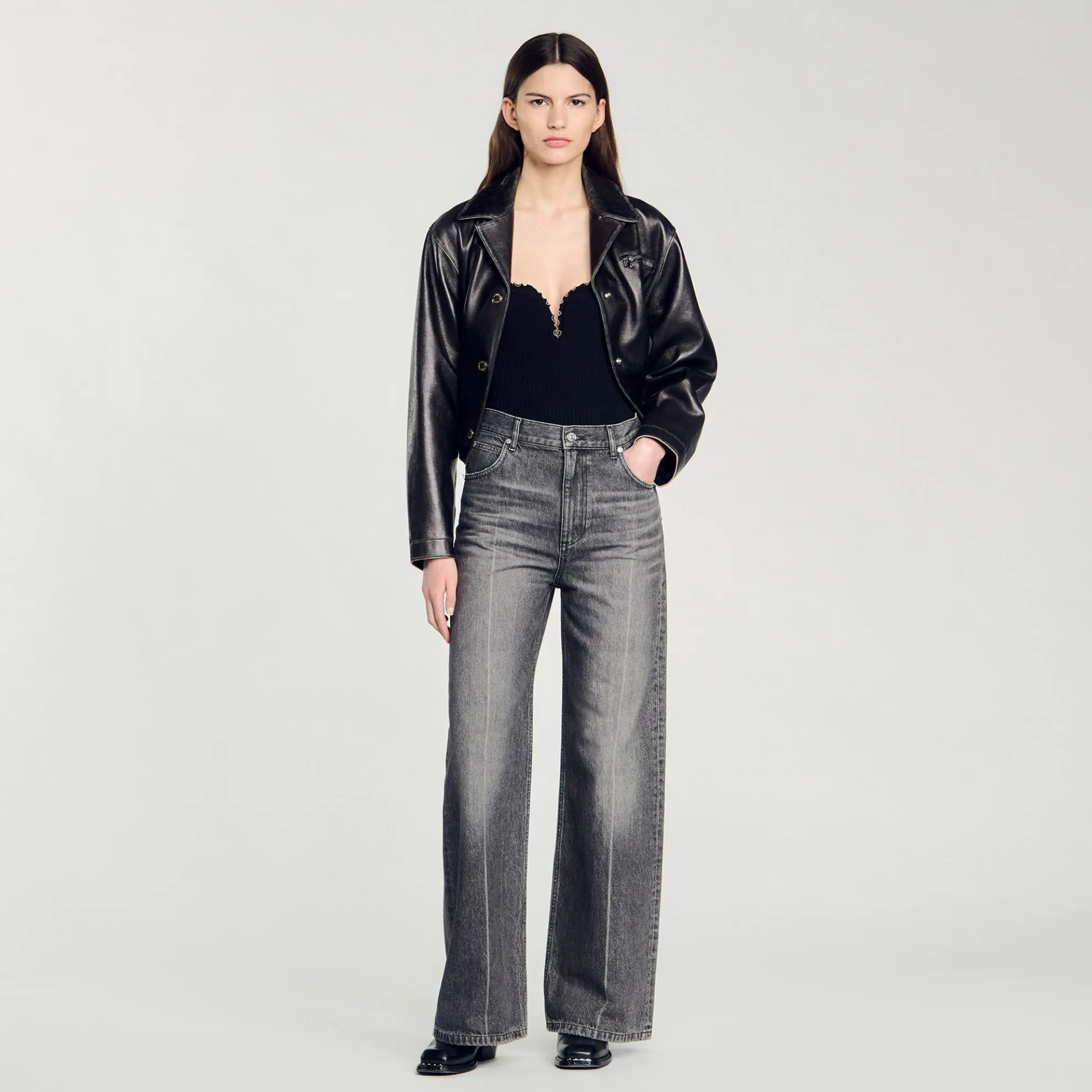 Gebreide Bustier Body