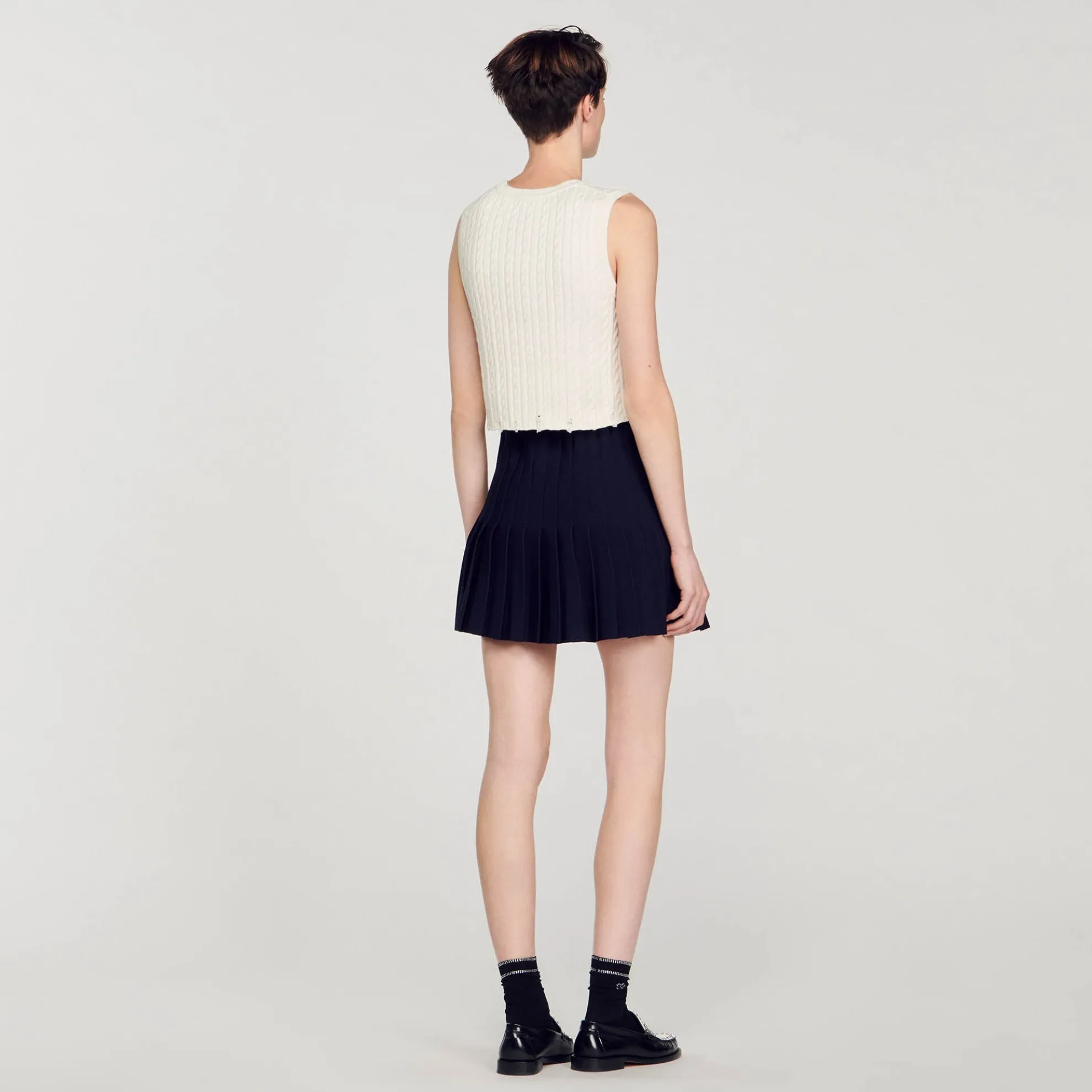 Gebreide Mouwloze Trui