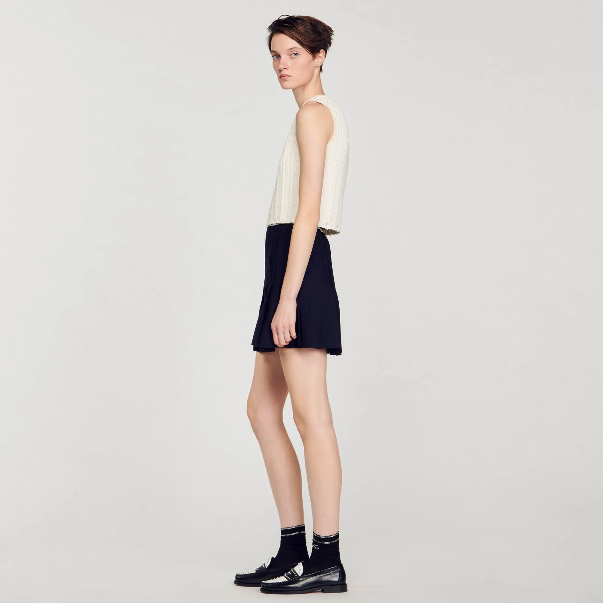 Gebreide Mouwloze Trui