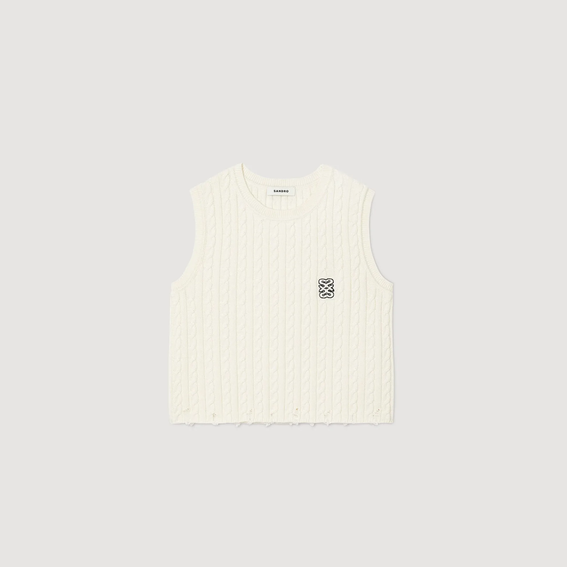 Gebreide Mouwloze Trui