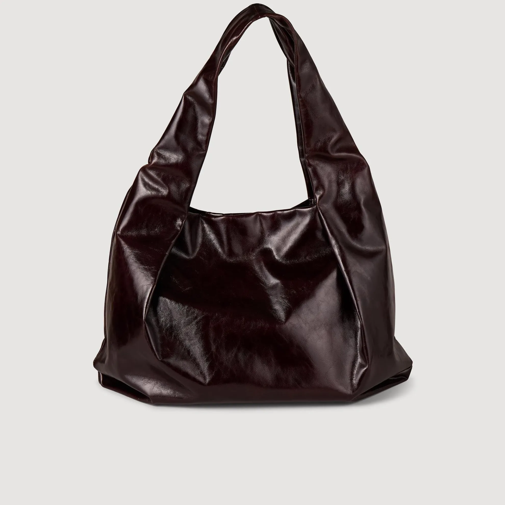 Grote Tas Van Glanzend Leer