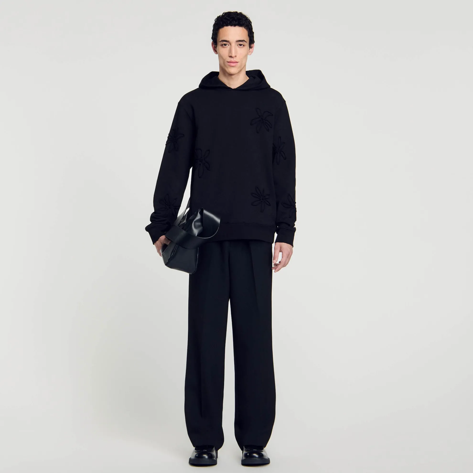 Hoodie Met Capuchon Bloemmotief