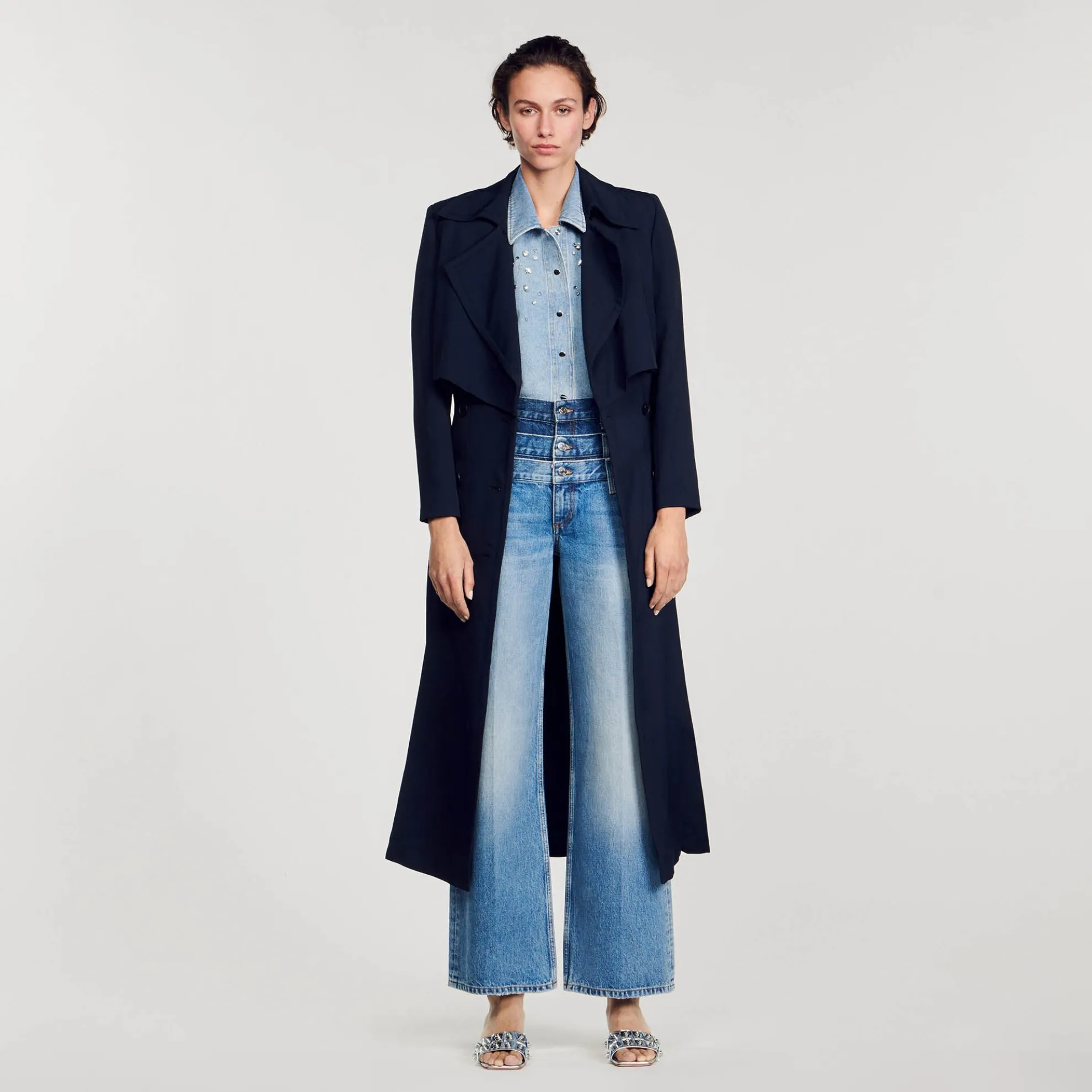 Jeans Met Driedubbele Riem