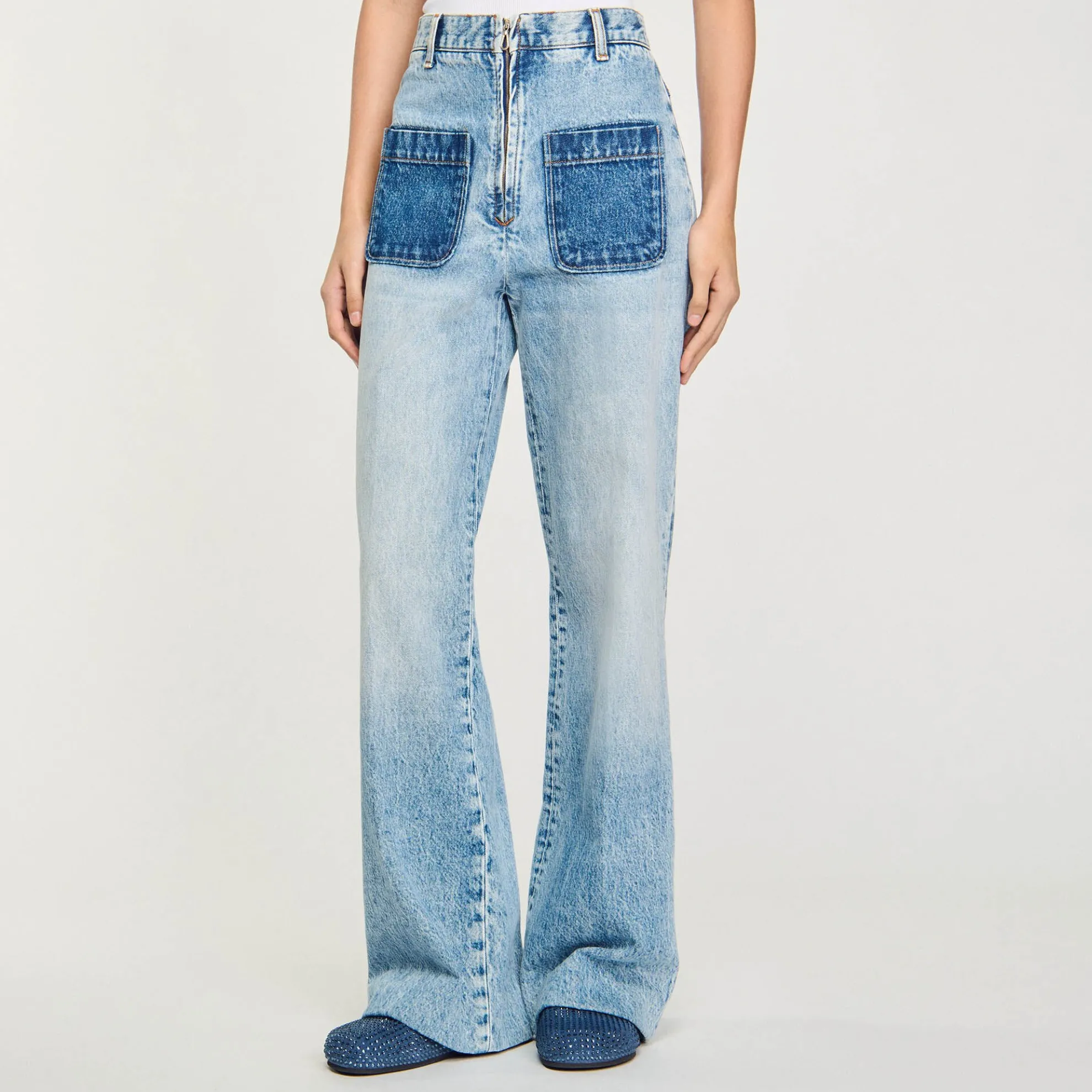 Jeans Met Hoge Taille