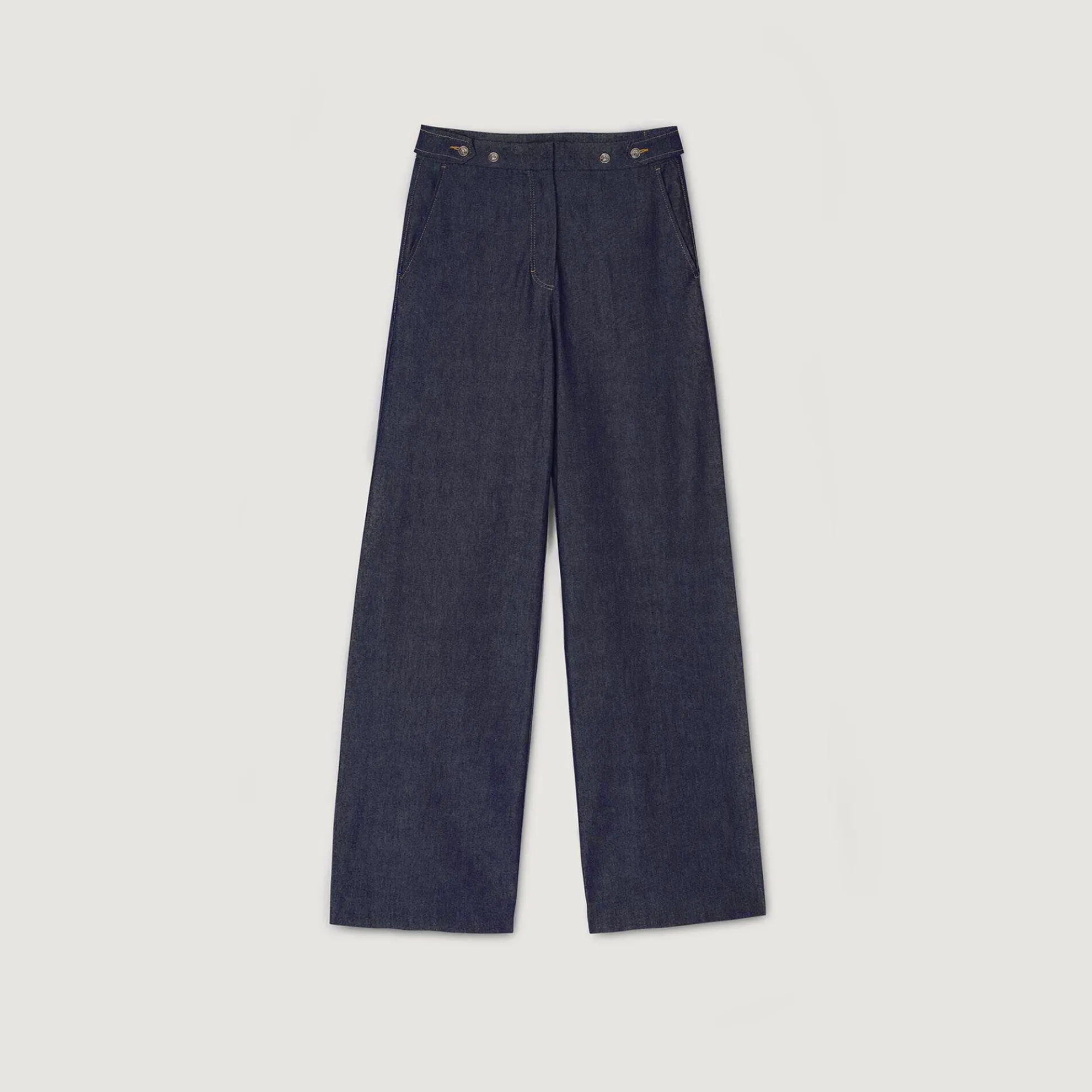 Jeans Wijdvallend Raw Denim