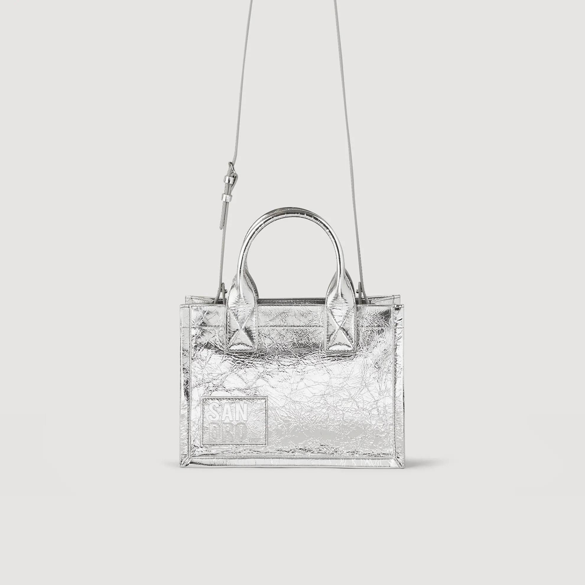 Kleine Shopper Kasbah Metallic Leer