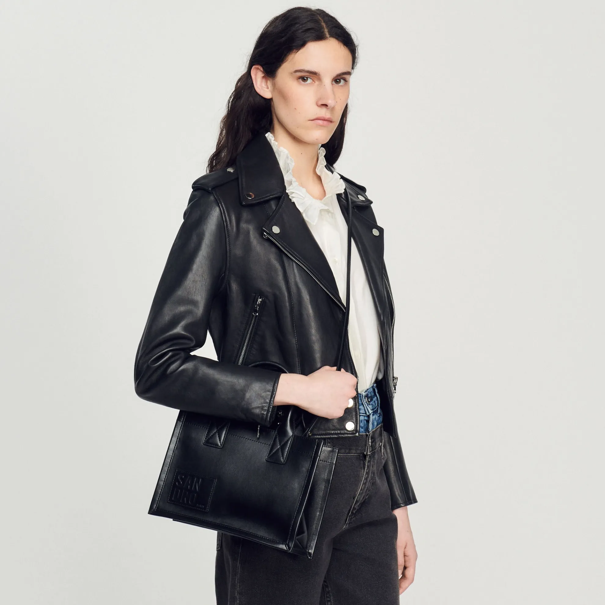 Kleine Shopper Van Gecertificeerd Leer