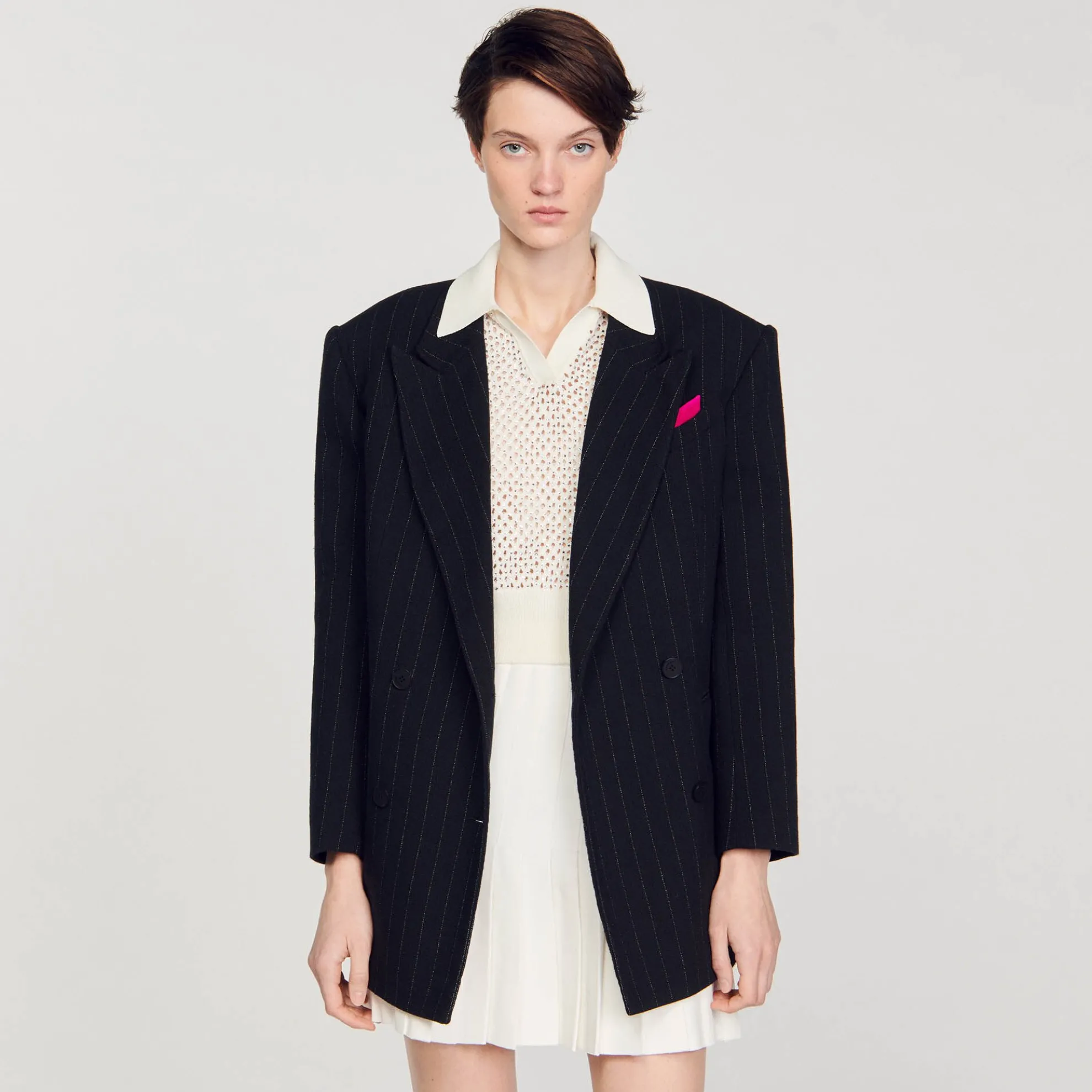 Korte Gebreide Polotrui