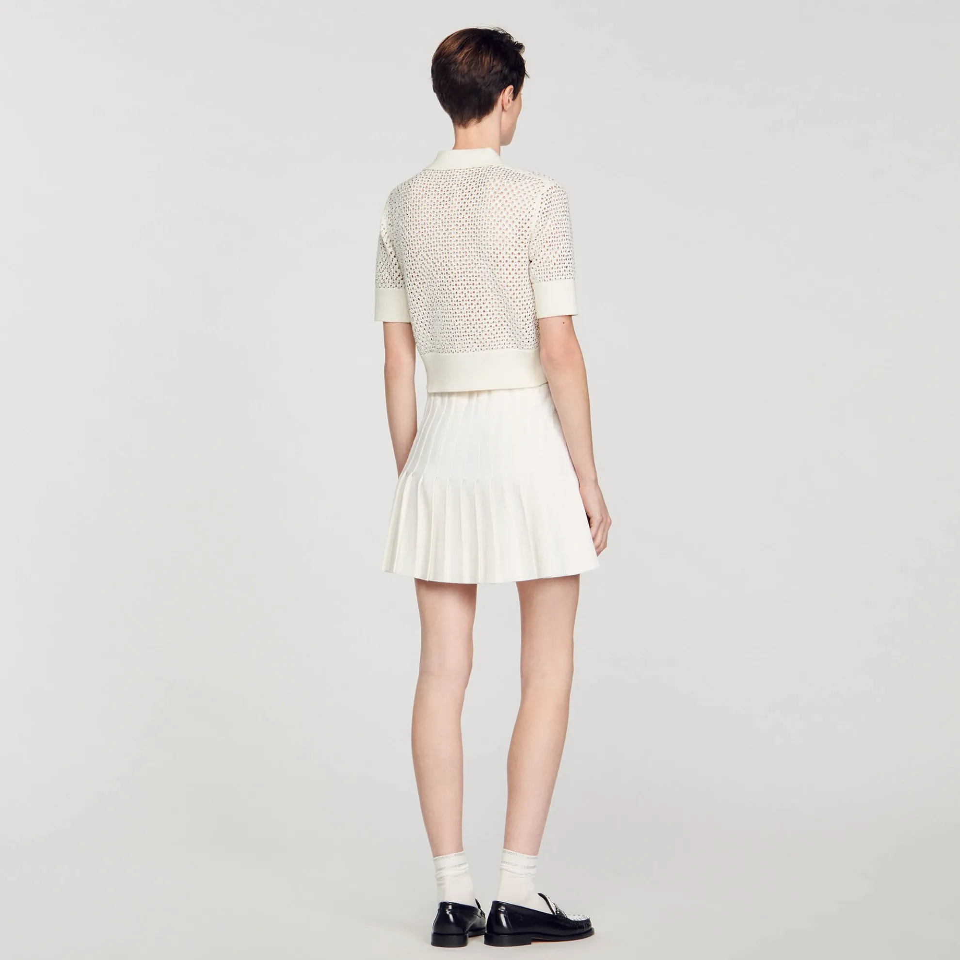 Korte Gebreide Polotrui