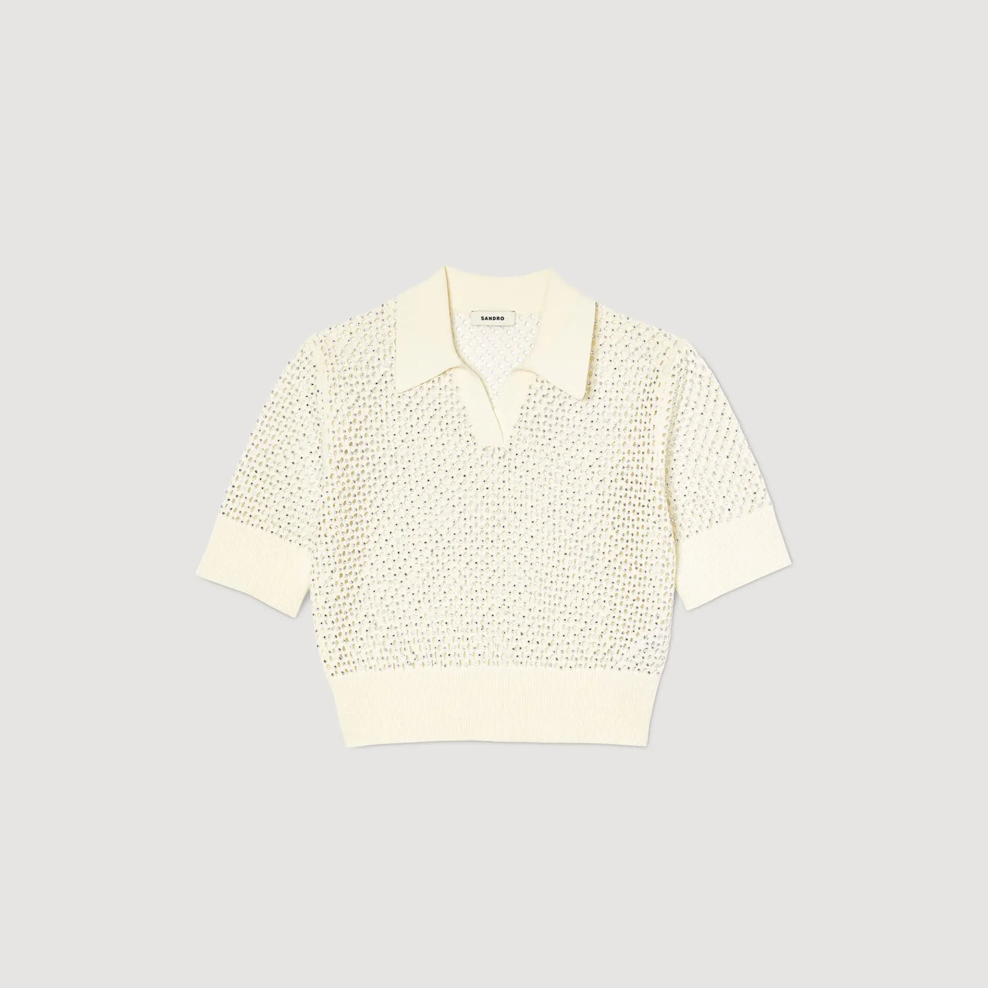 Korte Gebreide Polotrui