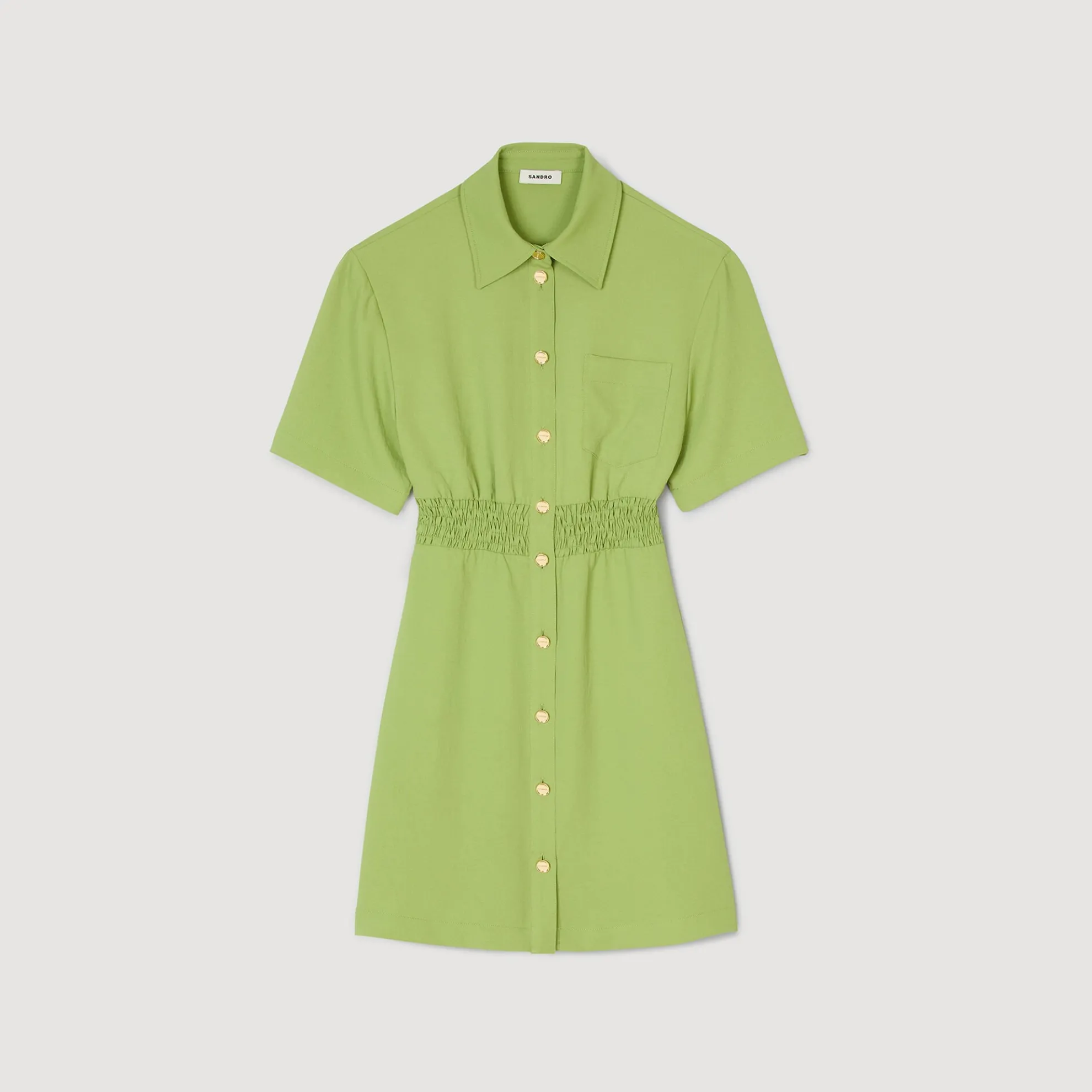 Korte Jurk Met Knoopsluiting