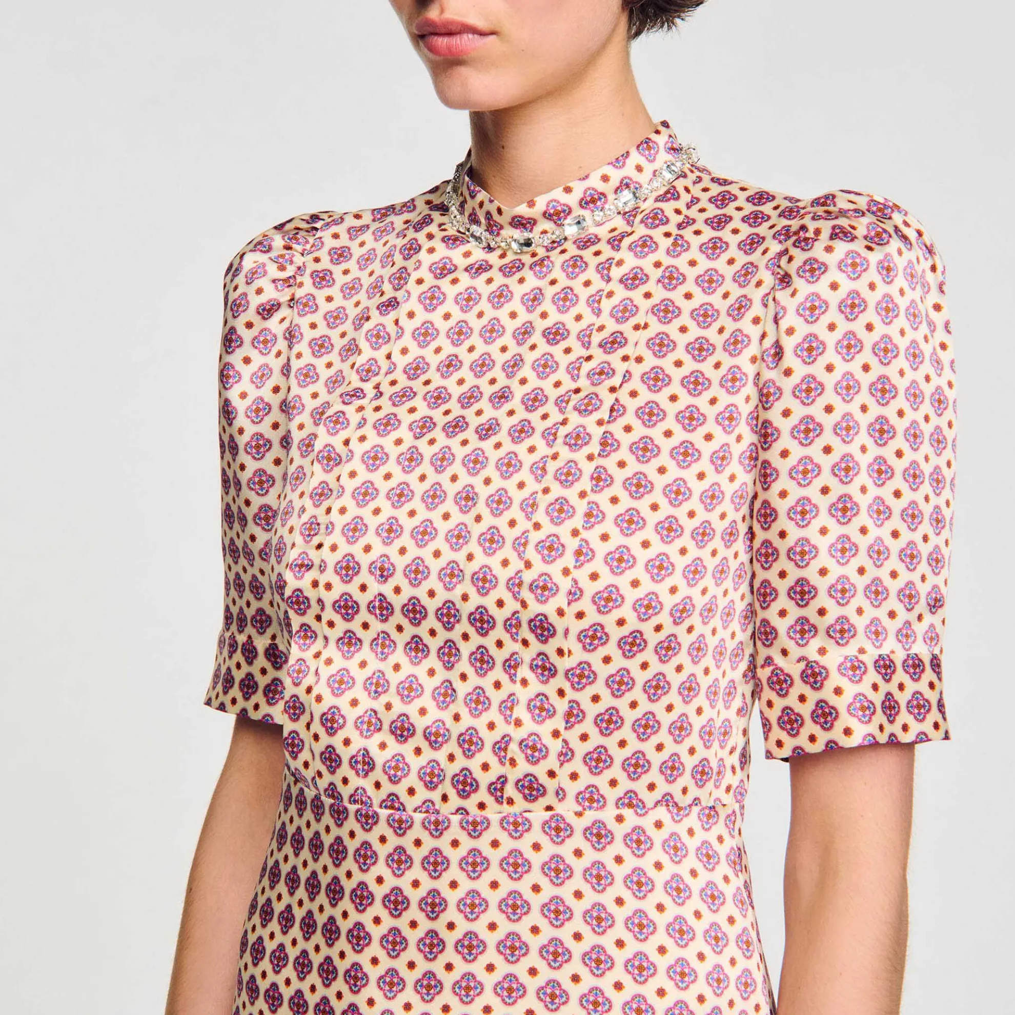 Korte Jurk Met Print