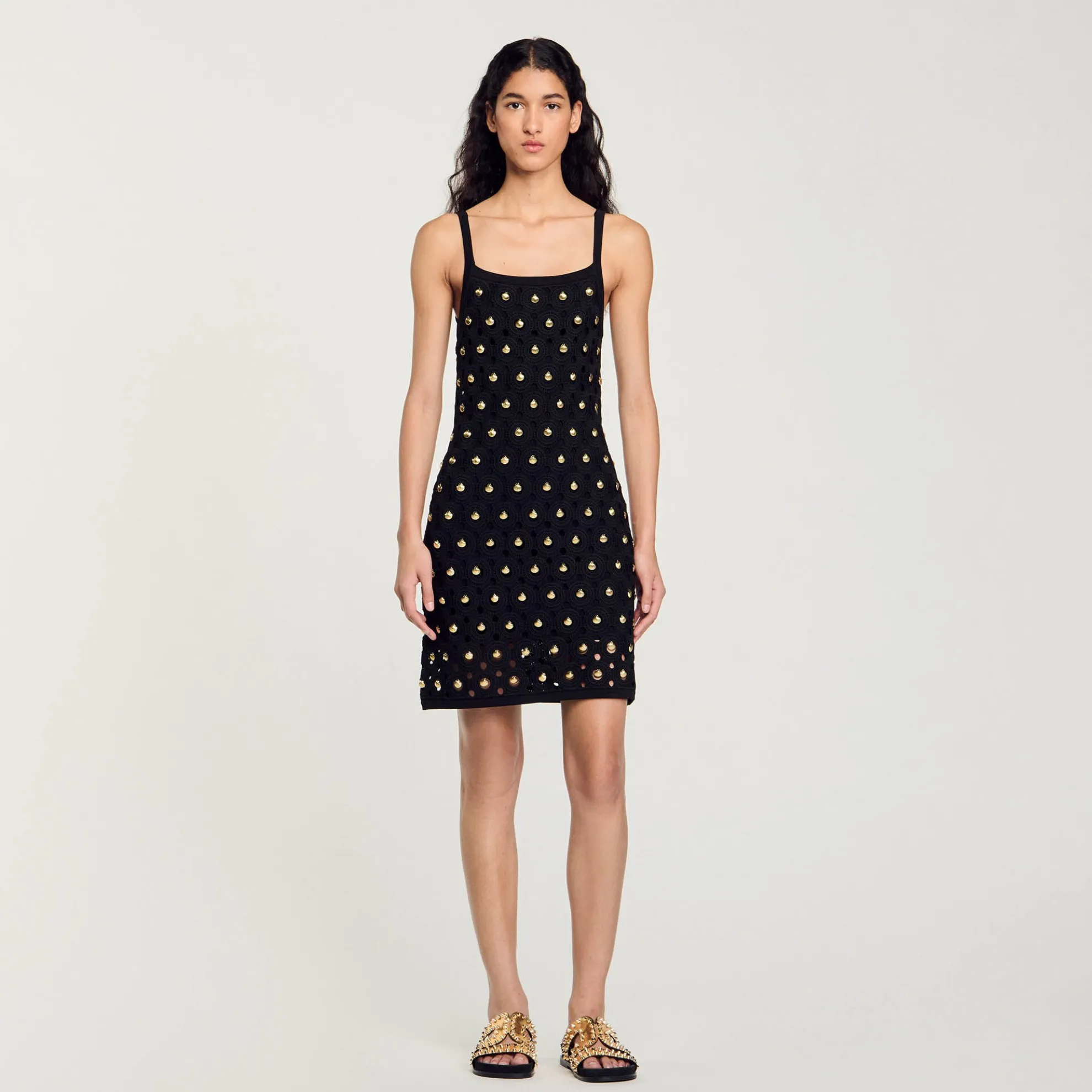 Korte Jurk Met Schelpvormige Kwastjes