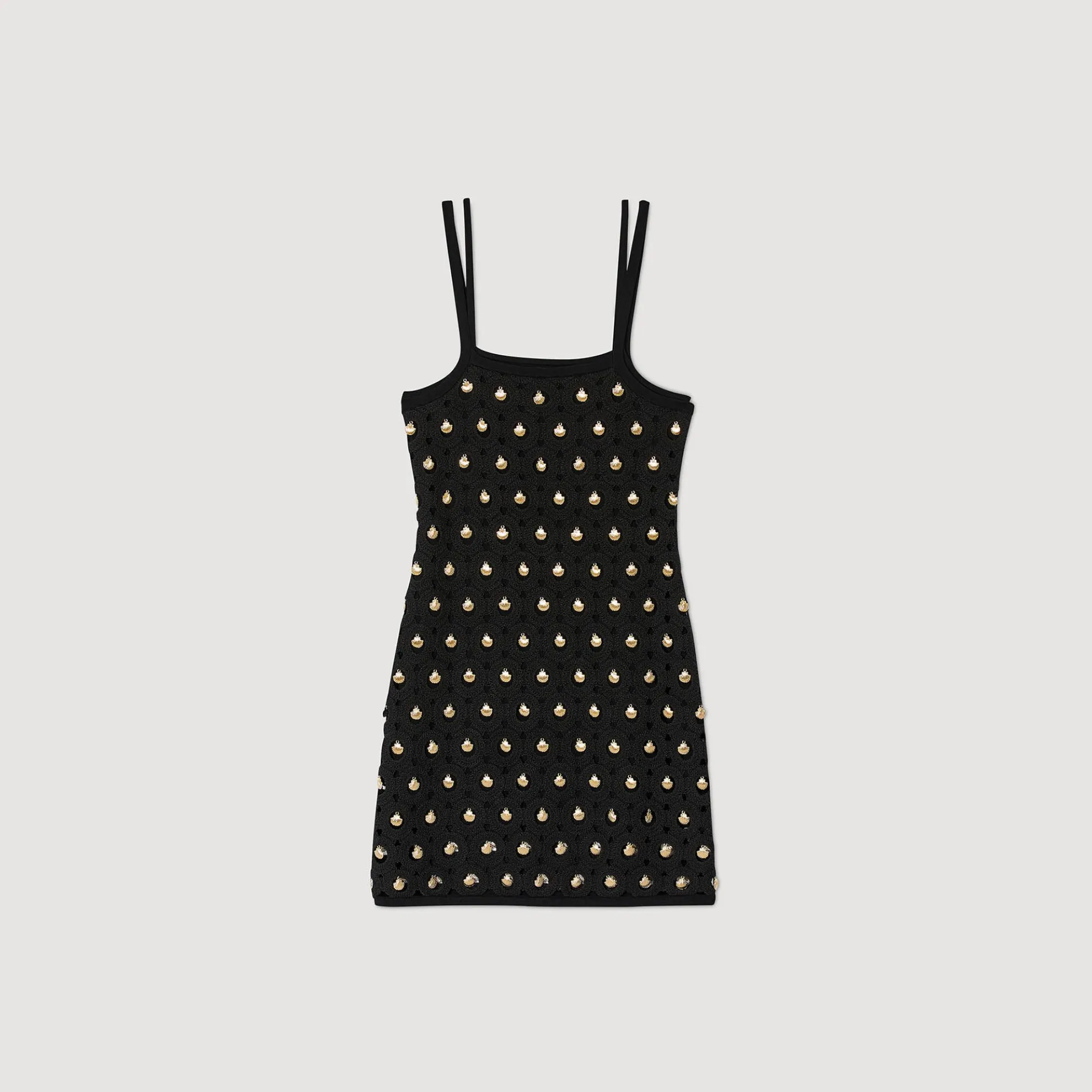 Korte Jurk Met Schelpvormige Kwastjes