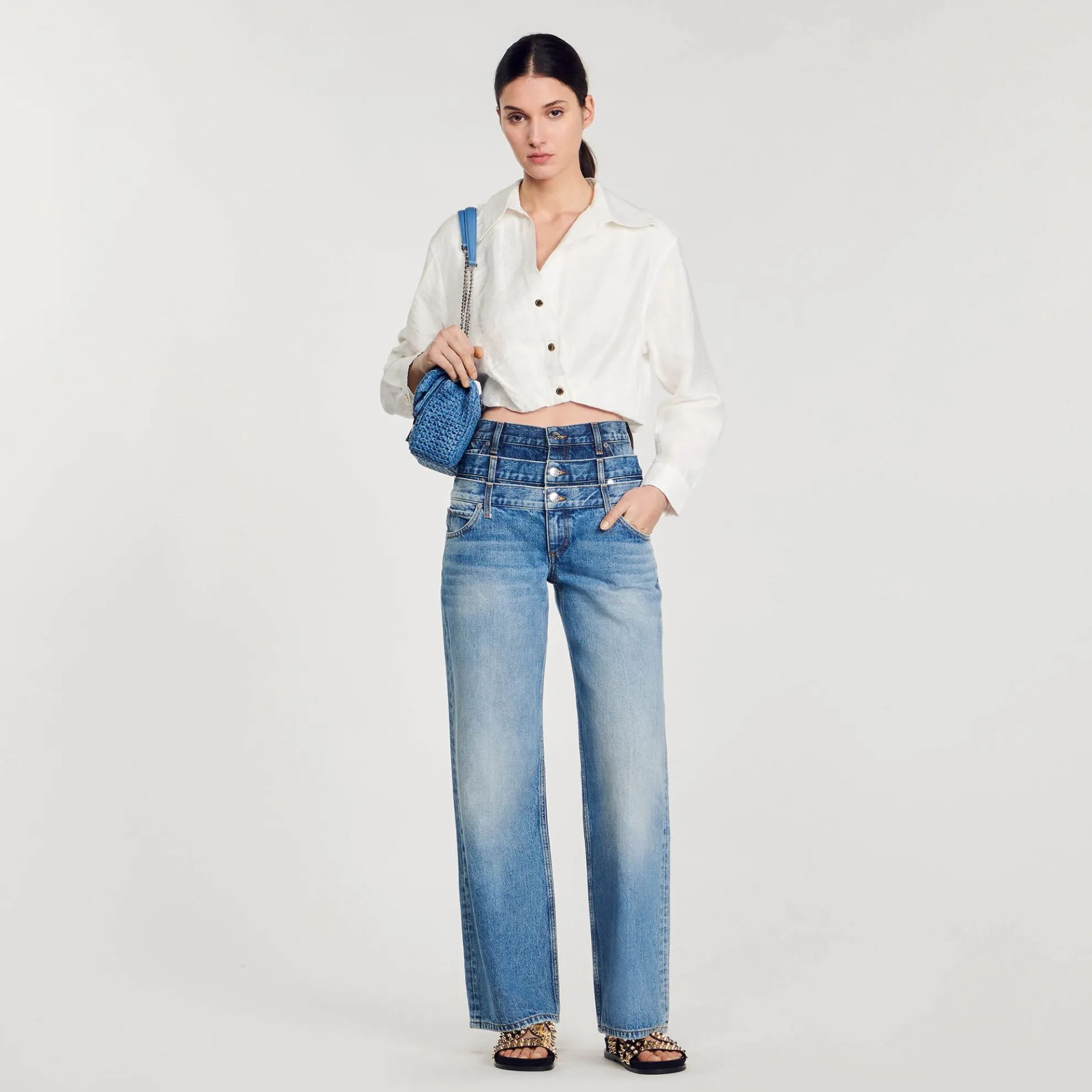 Korte Overhemdblouse