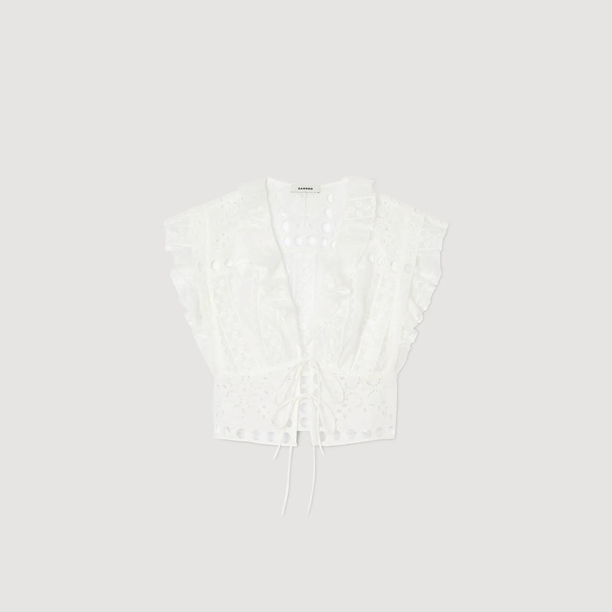 Korte Top Met Volants