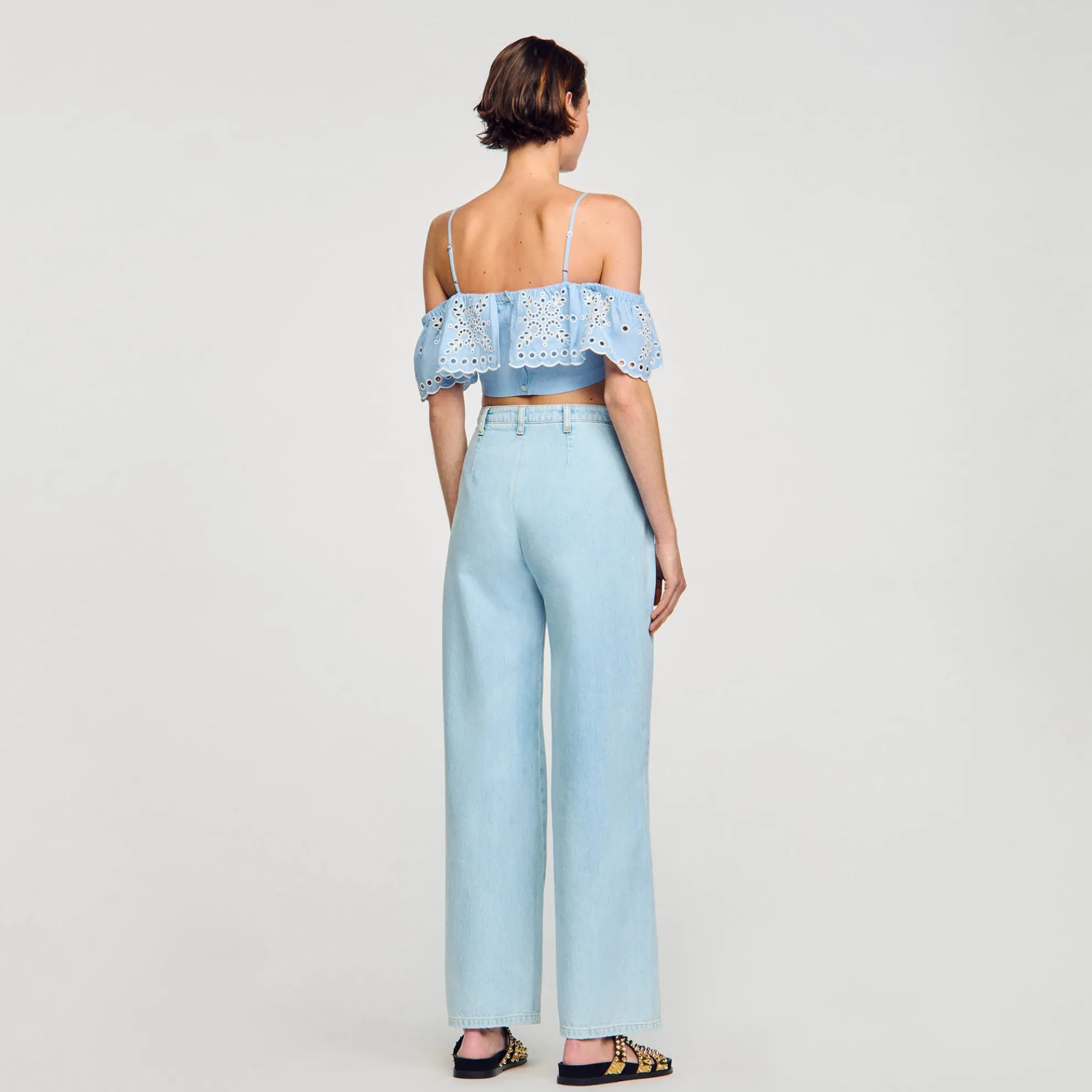 Korte Top Met Volants