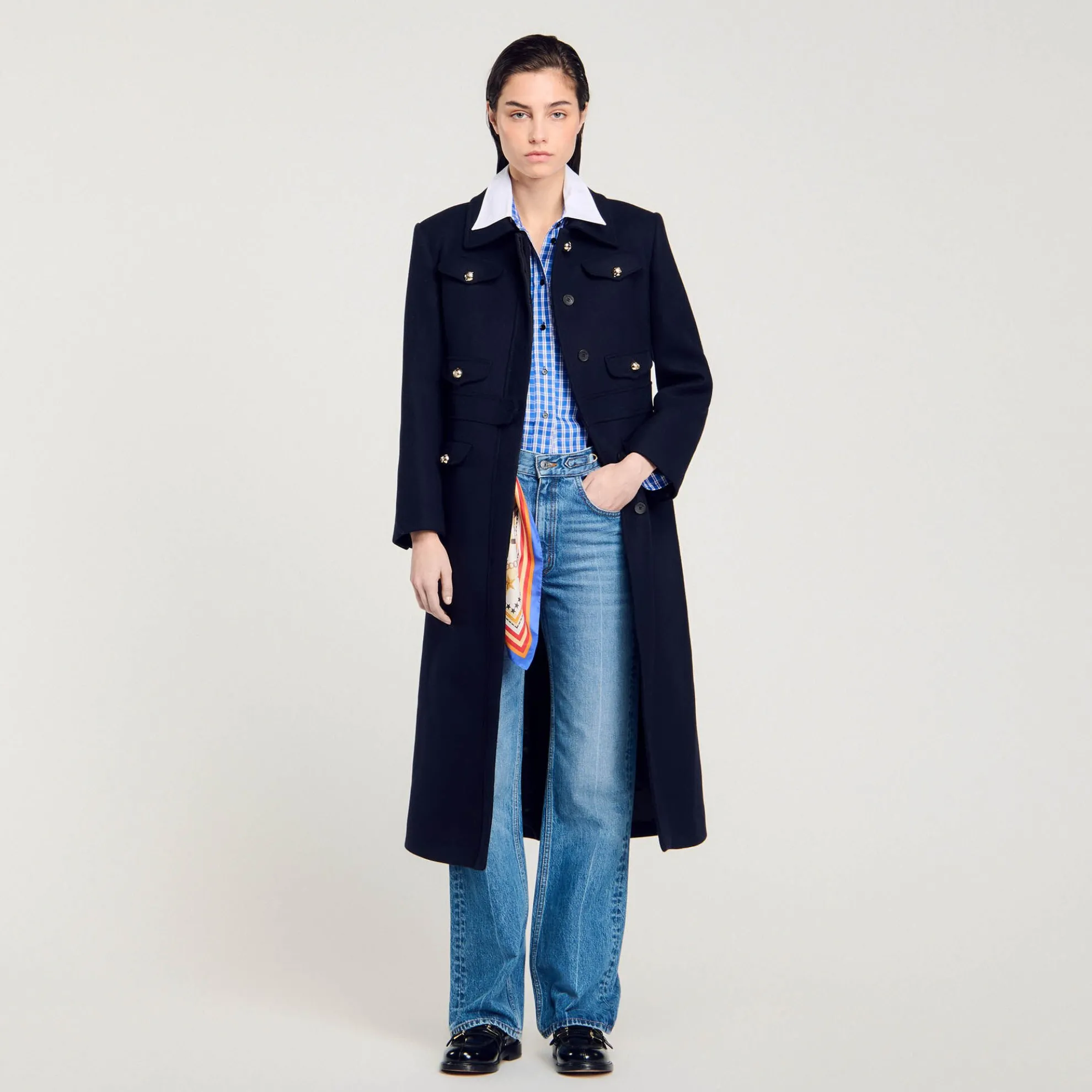 Lange Getailleerde Jas