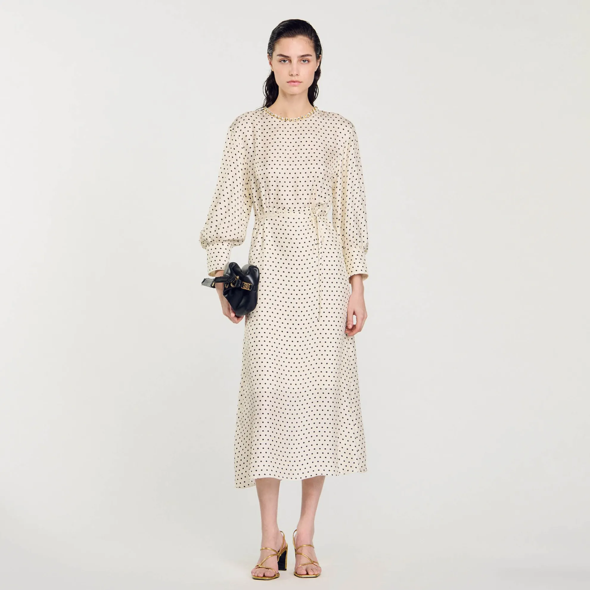Lange Jurk Met Stippen