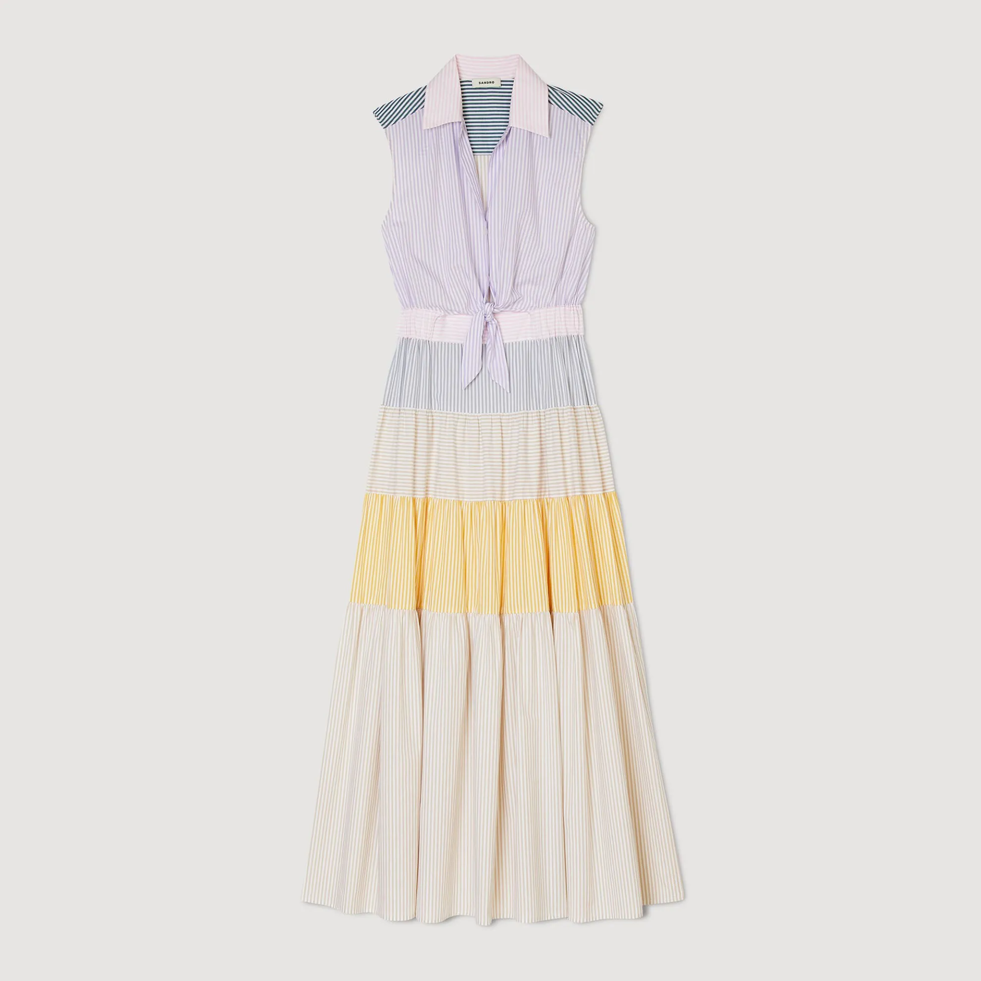 Lange Jurk Patchwork