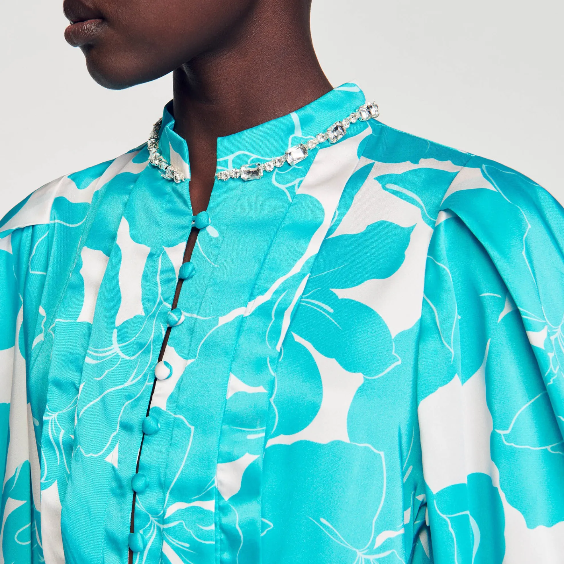 Lange Jurk Soepelvallend Bloemenprint