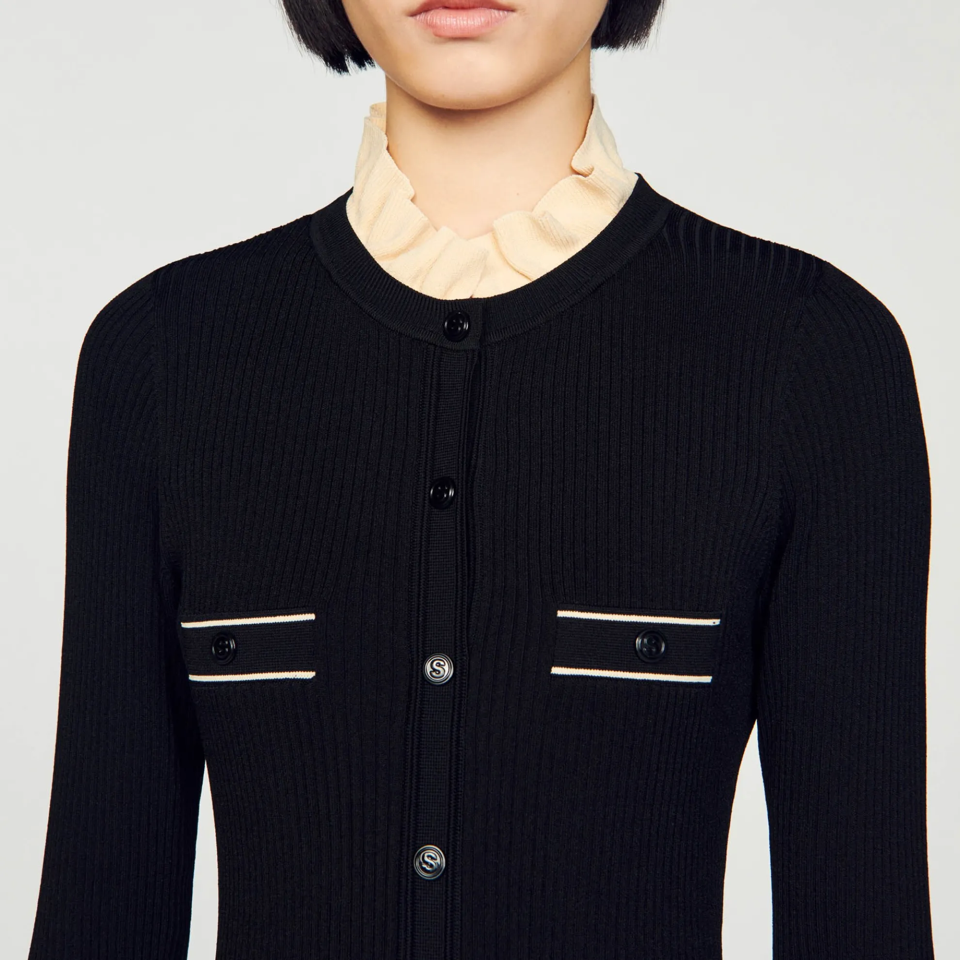 Lange Jurk Van Ribtricot