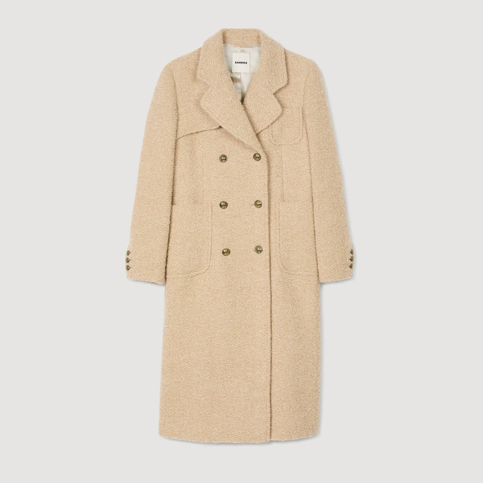 Lange Mantel Double-breasted