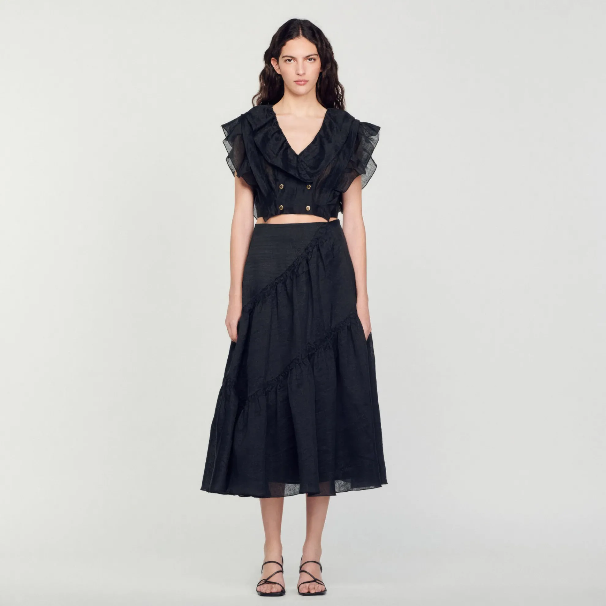 Lange Rok Met Volants