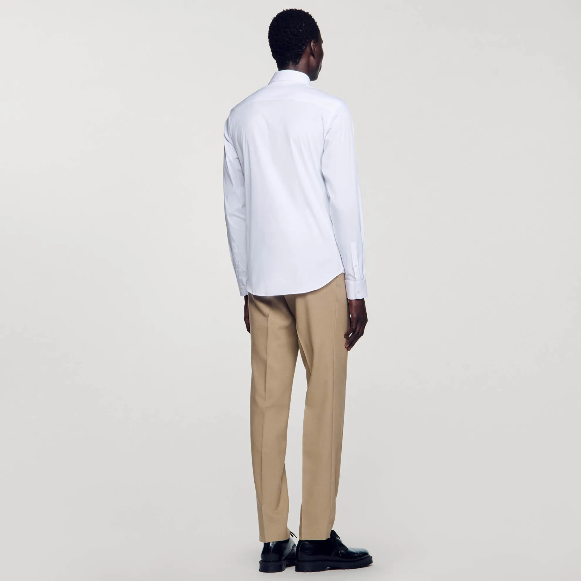 Nauwsluitend Overhemd Van Stretchkatoen