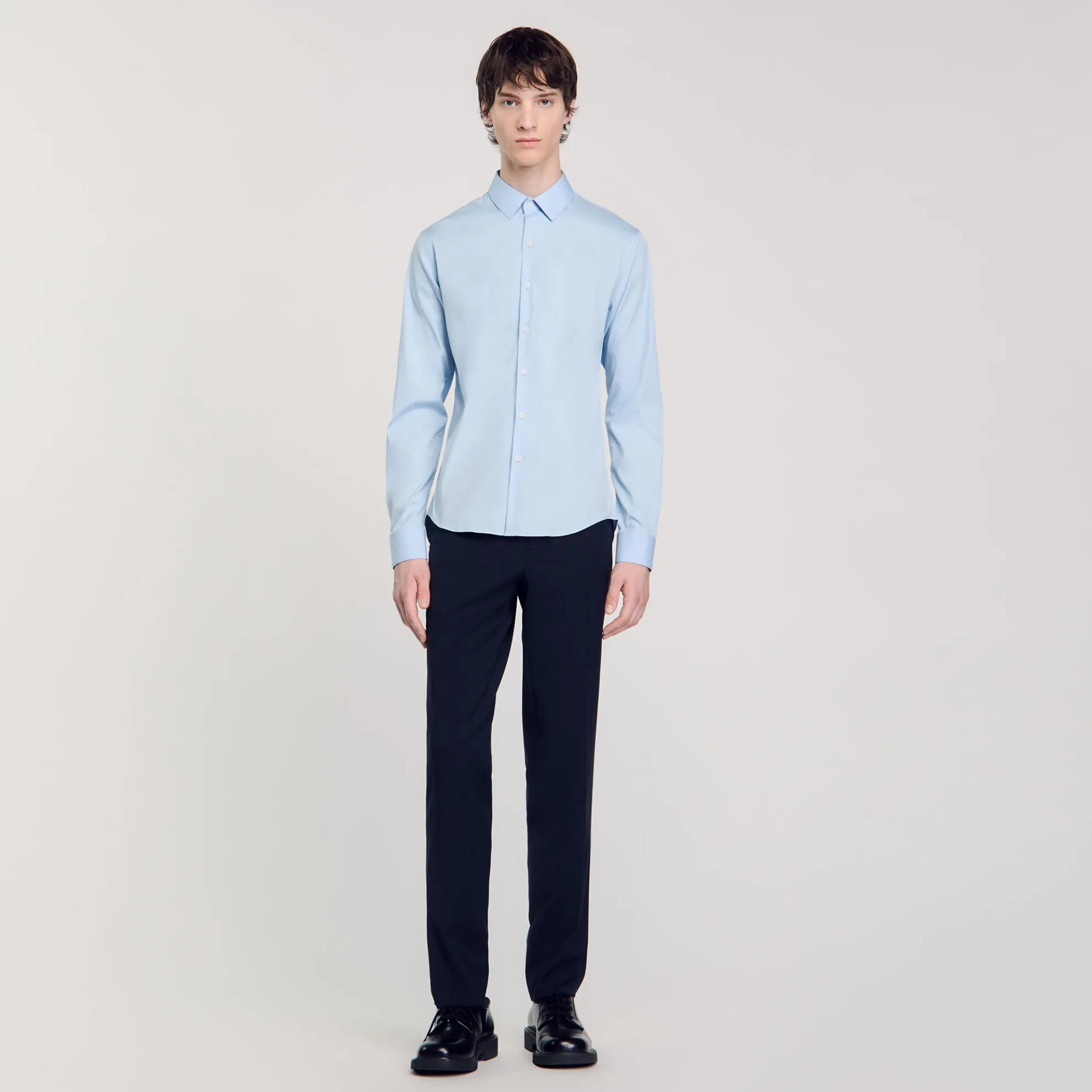 Nauwsluitend Overhemd Van Stretchkatoen