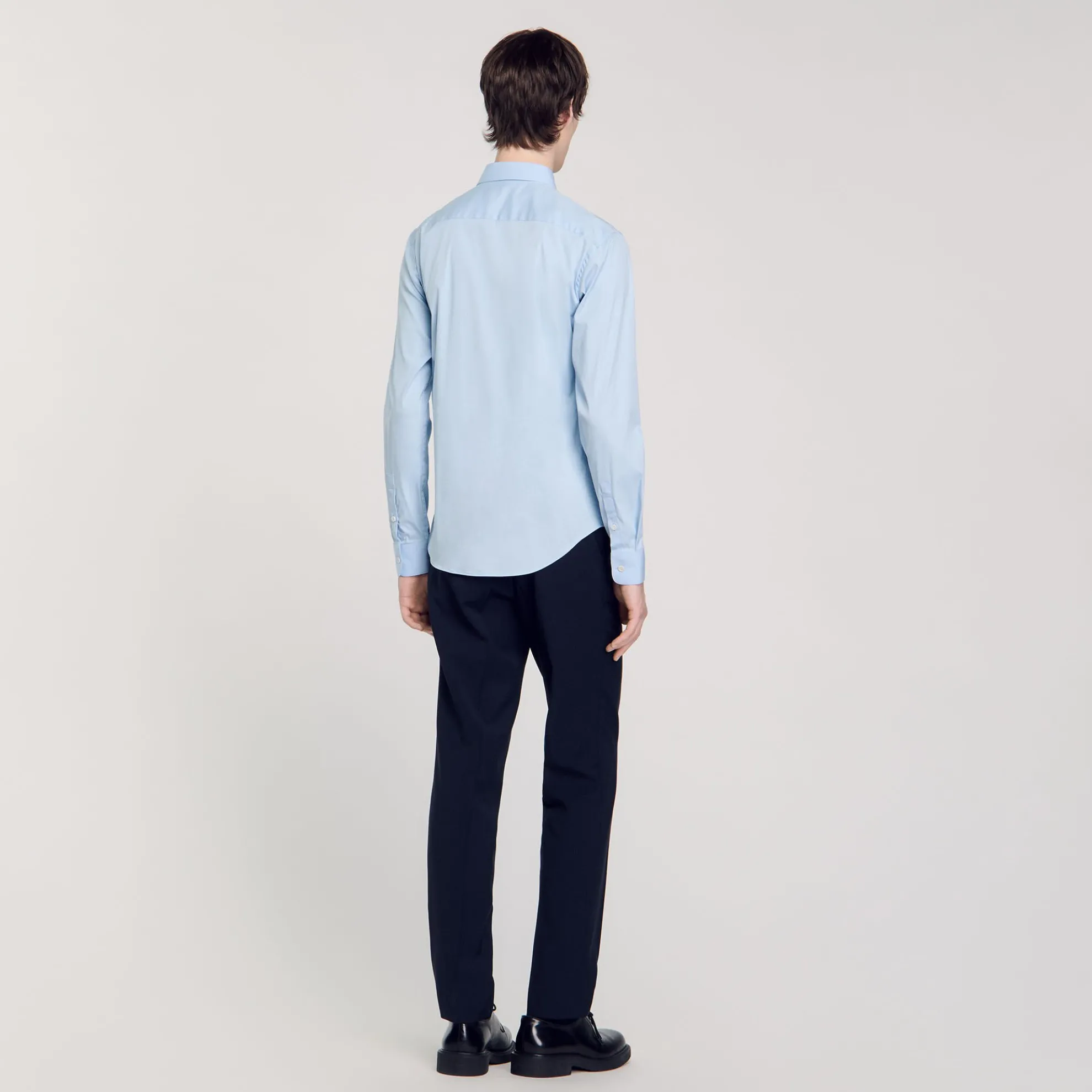 Nauwsluitend Overhemd Van Stretchkatoen